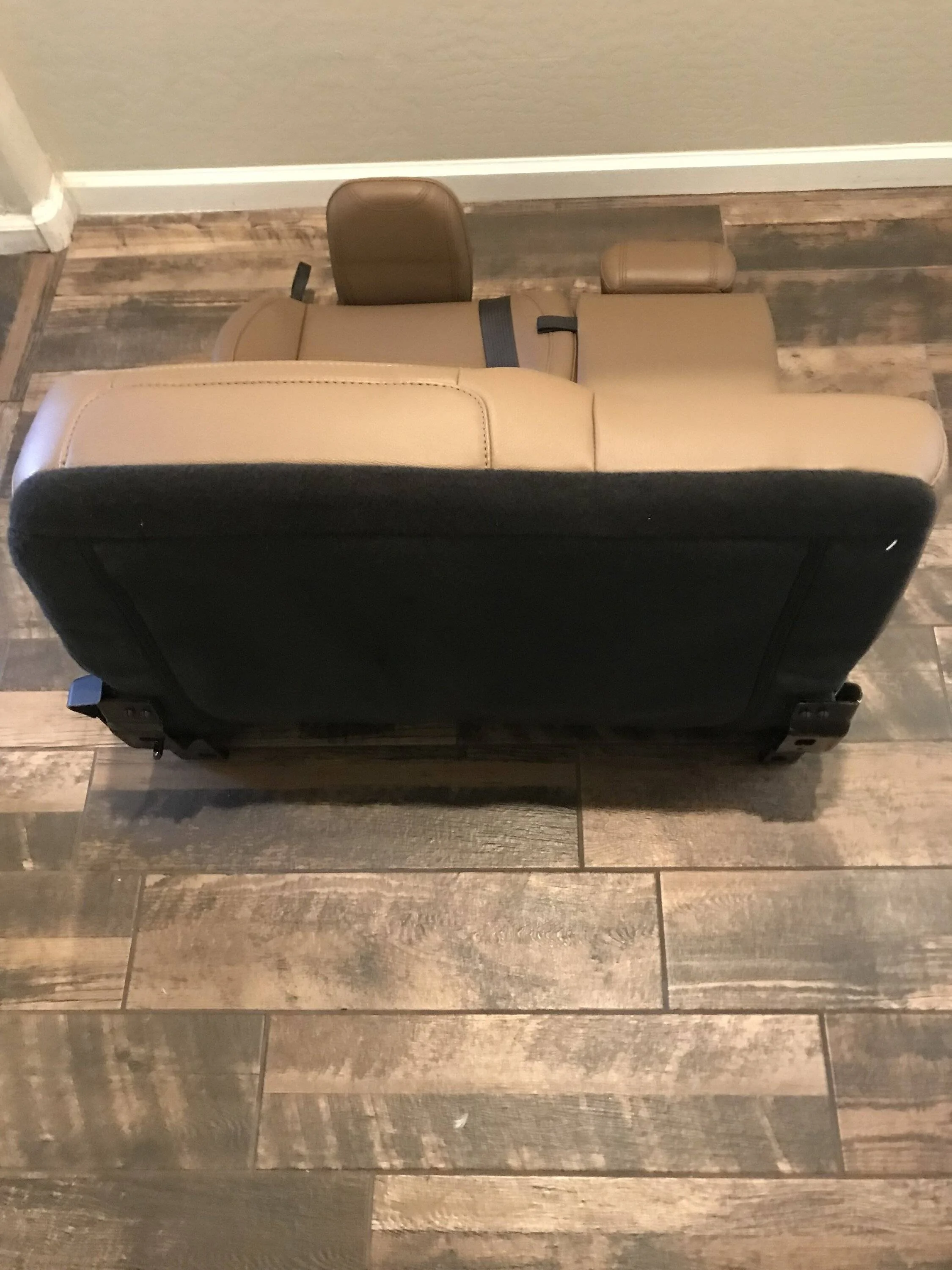 Jeep Gladiator Jeep Gladiator Dark Saddle Leather Front Seat Skins and Rear Complete IMG_6917