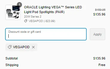 Jeep Gladiator ?Group Buy Pre-Order!? 15% Off+ Free Shipping ORACLE Lighting VEGA™ Series LED Light Pod Spotlights 1701799087431