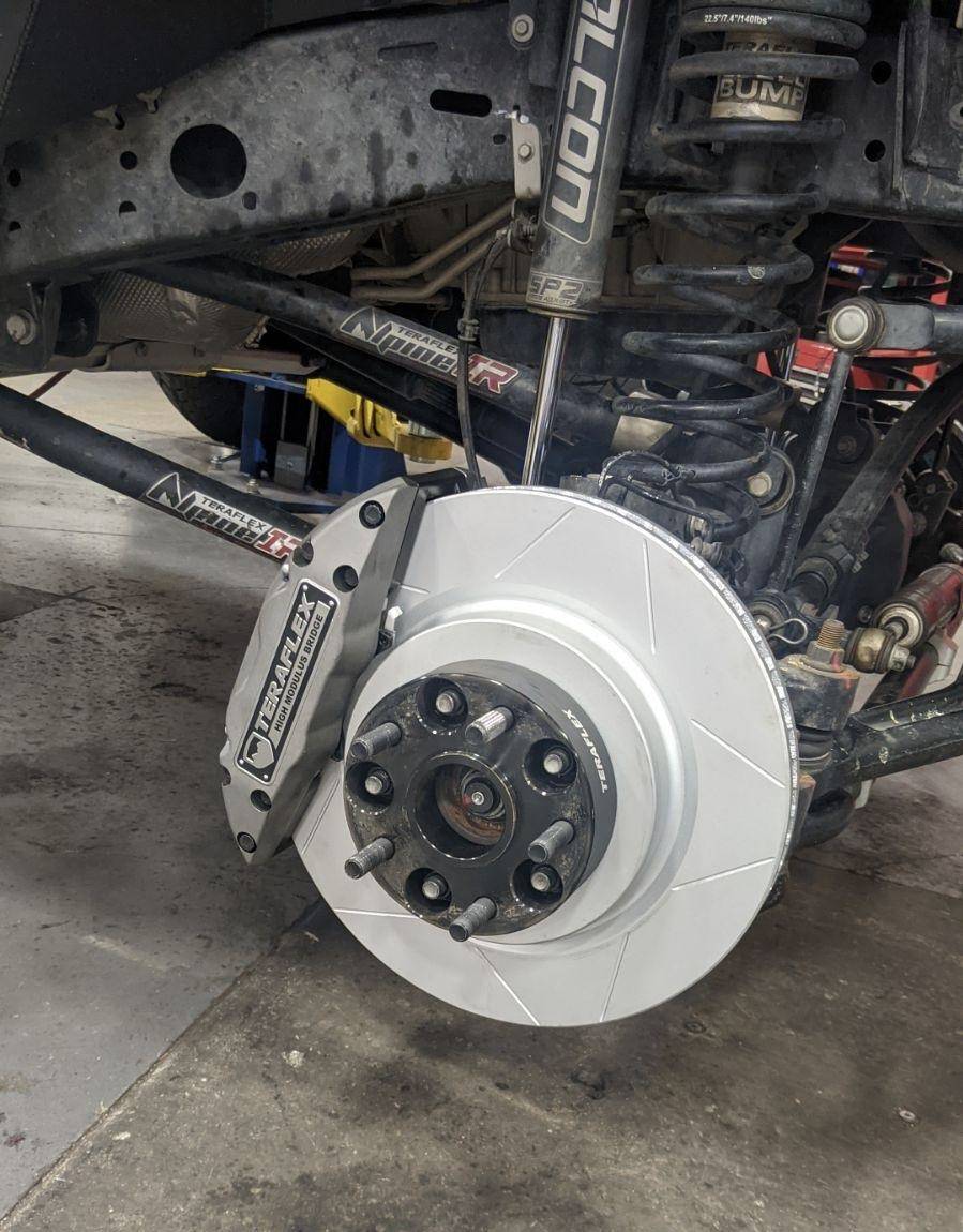 Jeep Gladiator 4 WHEEL PARTS Teraflex Big Delta Brakes Nightmare. image000001