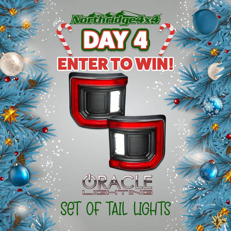 Jeep Gladiator 12 Days of Christmas Giveaways - Northridge4x4 12Days4OracleFB