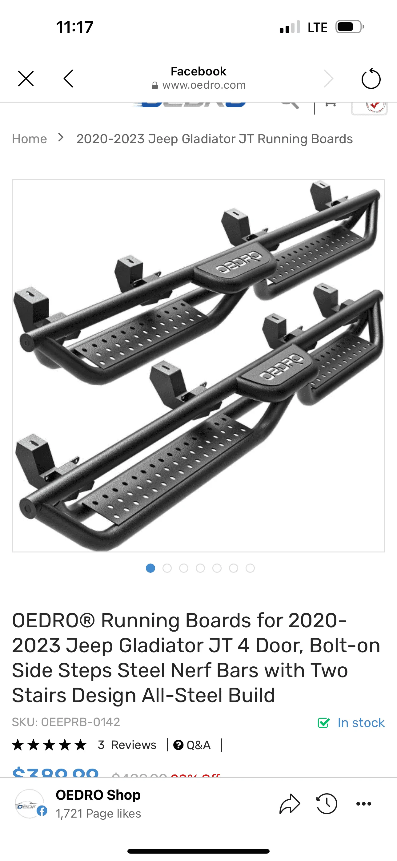 Jeep Gladiator OEDRO Running Boards IMG_5428