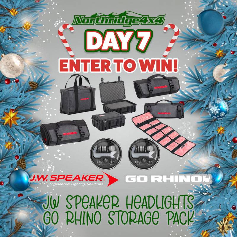 Jeep Gladiator 12 Days of Christmas Giveaways - Northridge4x4 12DaysGRJSWFB