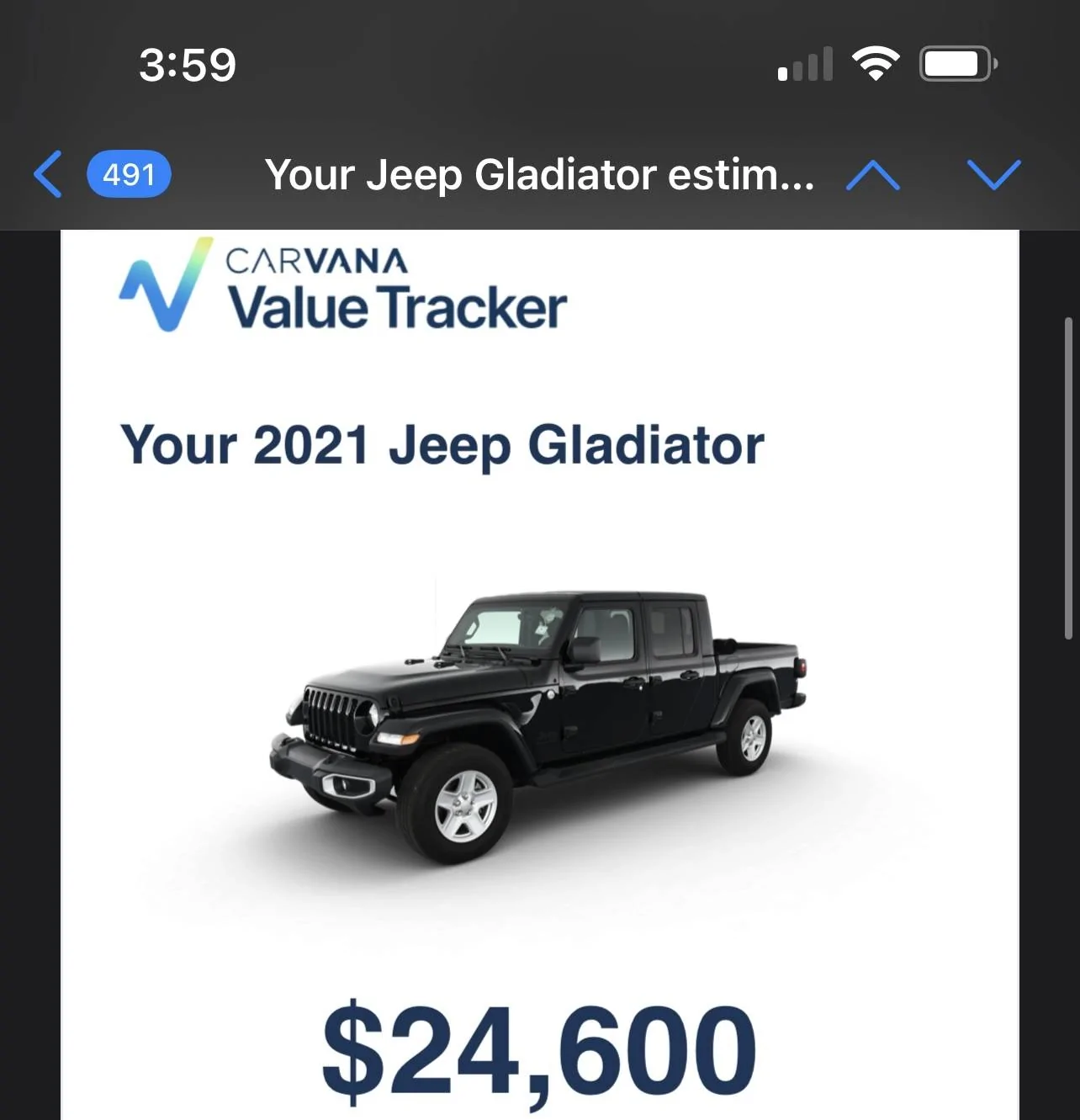 Jeep Gladiator Jeep Gladiator value in the toilet IMG_0420