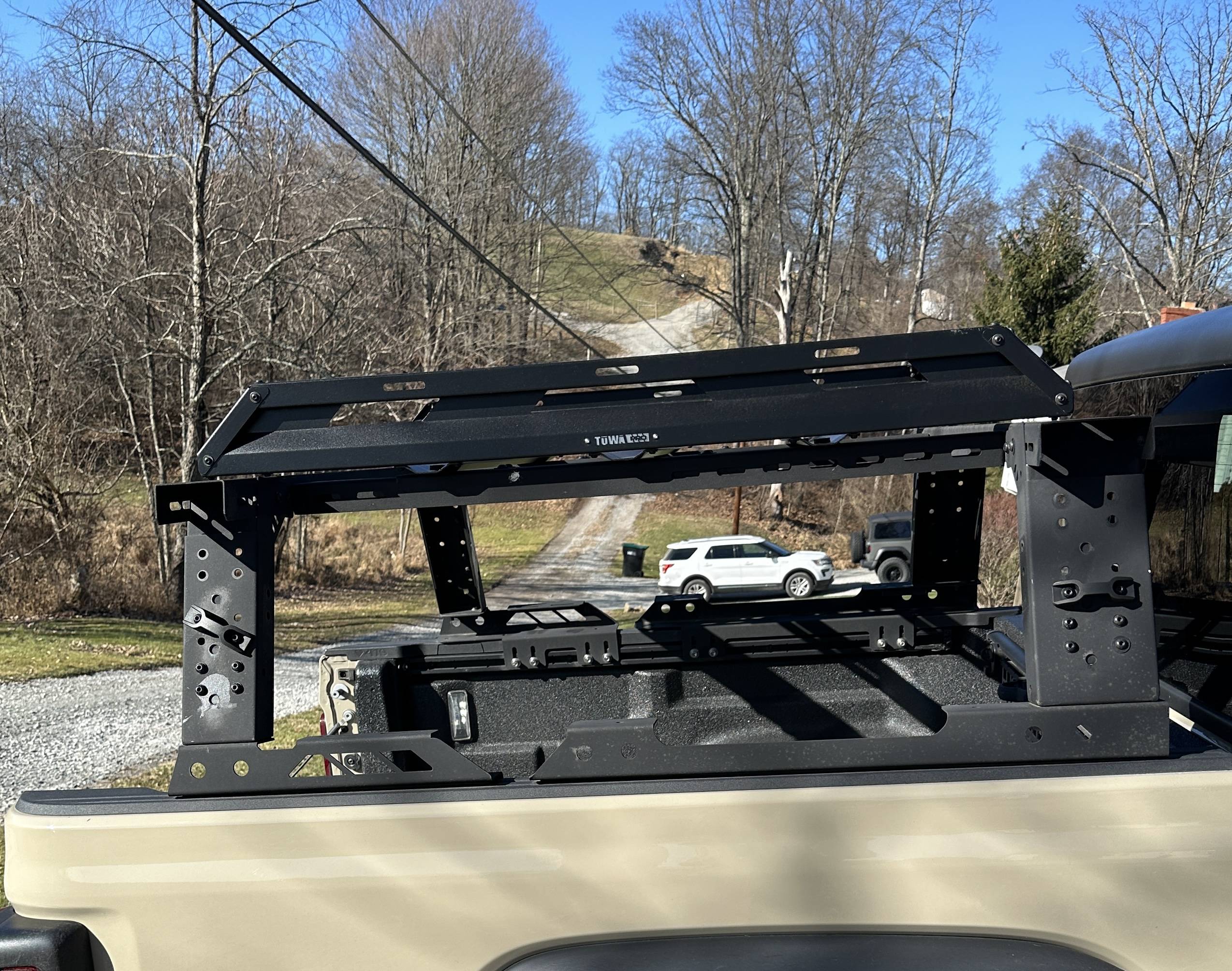 Jeep Gladiator FS- TUWA Jeep Gladiator Moab Bed Rack System & Basket 1