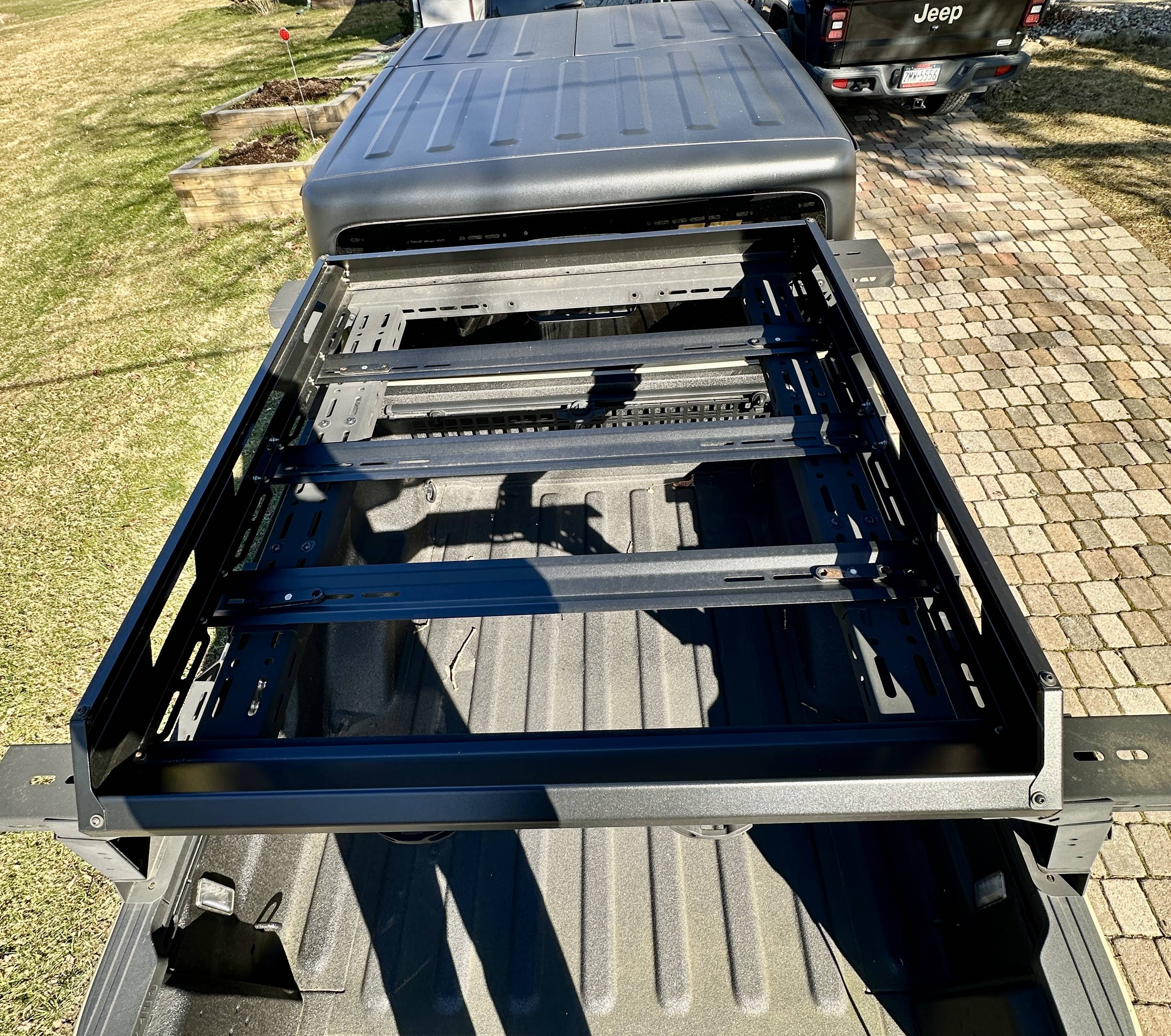 Jeep Gladiator FS- TUWA Jeep Gladiator Moab Bed Rack System & Basket 3