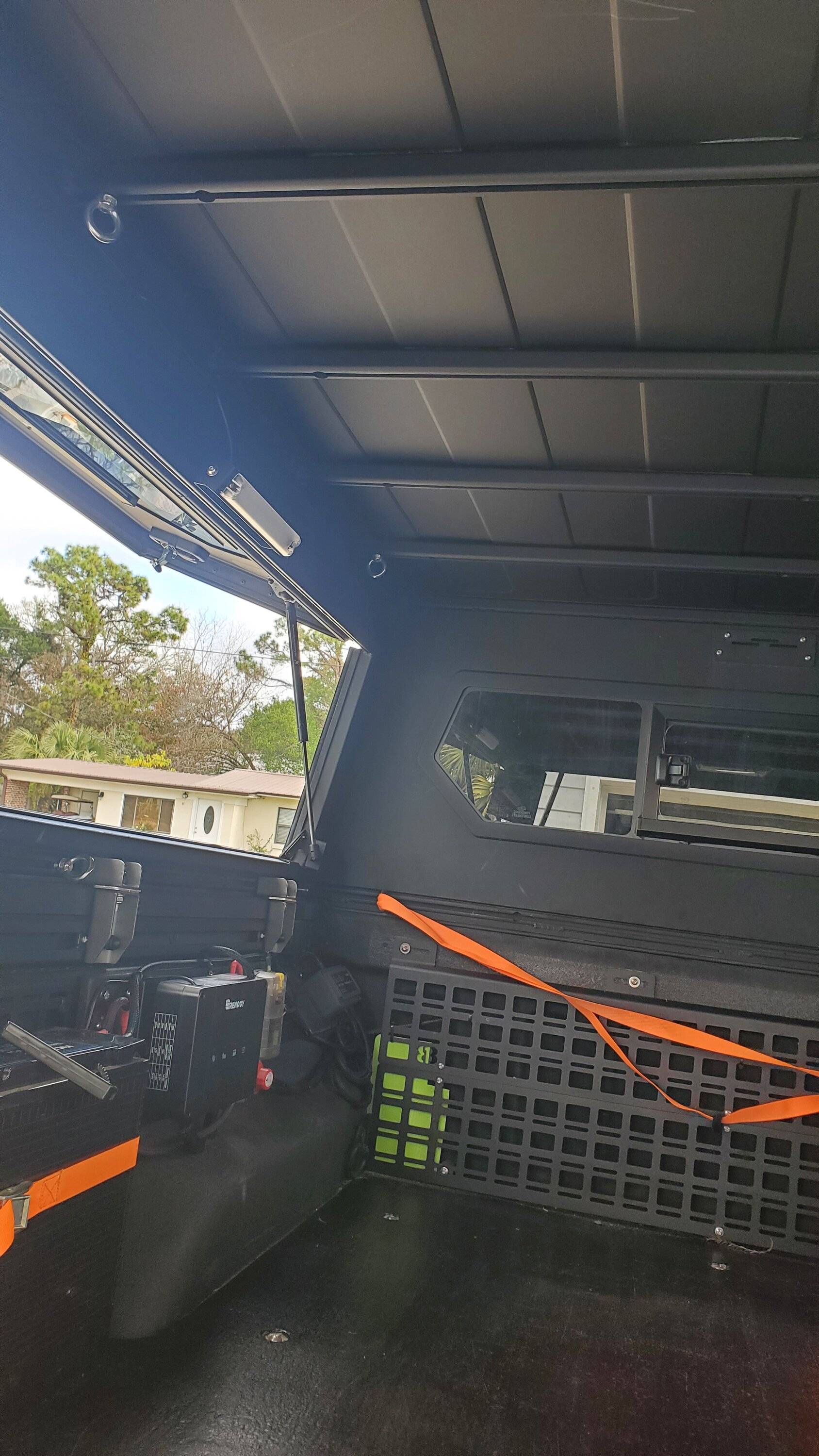 Jeep Gladiator Ideas for mounting recovery boards inside roof of Contour Canopy 20231217_111454