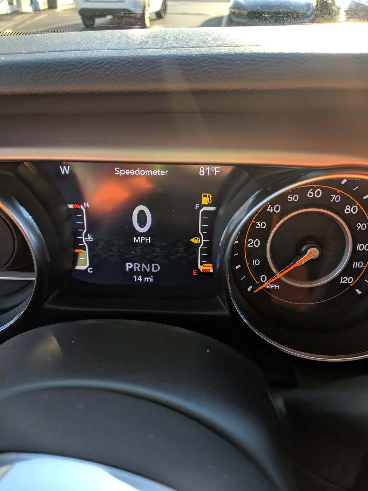 Jeep Gladiator Miles on Gladiator when taking delivery IMG_20190829_185223