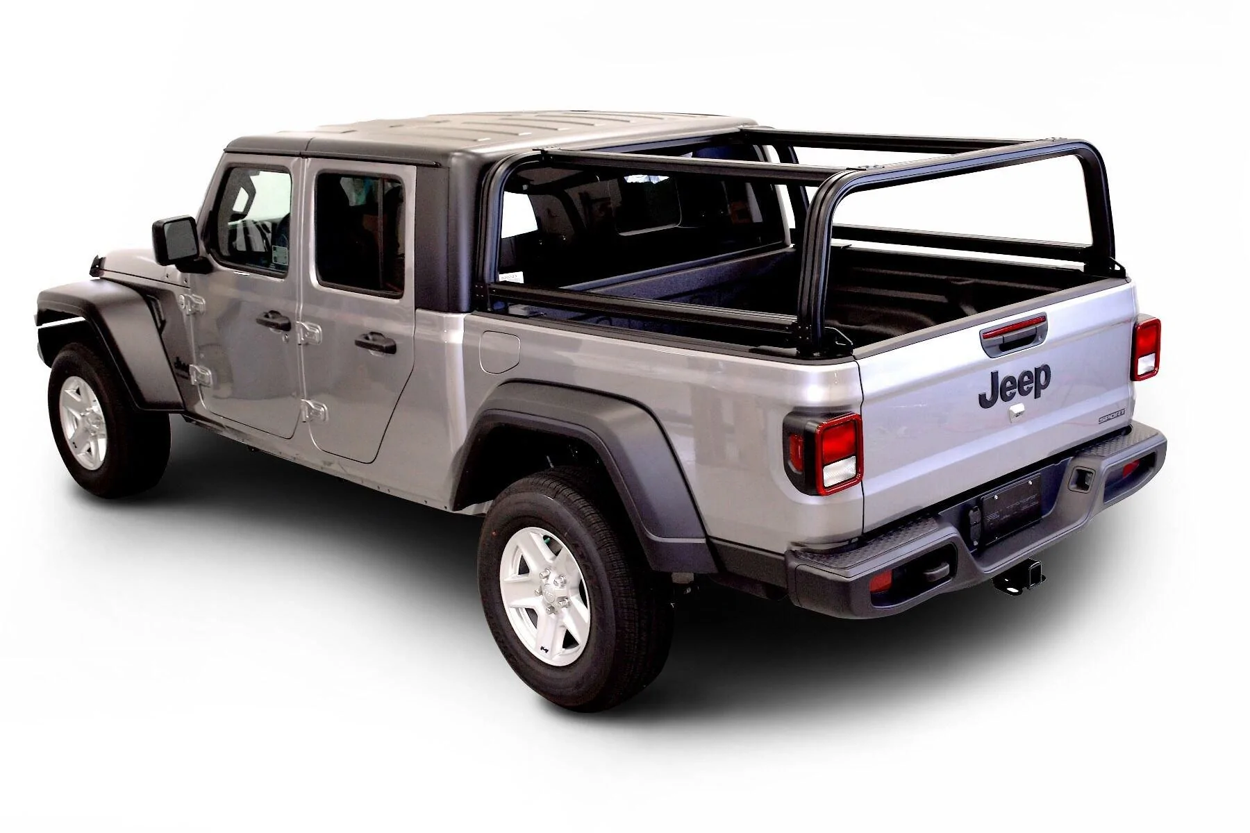 Jeep Gladiator Bed rack that works with Tonneau cover Putco-184500-Modular-Cargo-Rack-Gladiator-JT-Main-Image-full