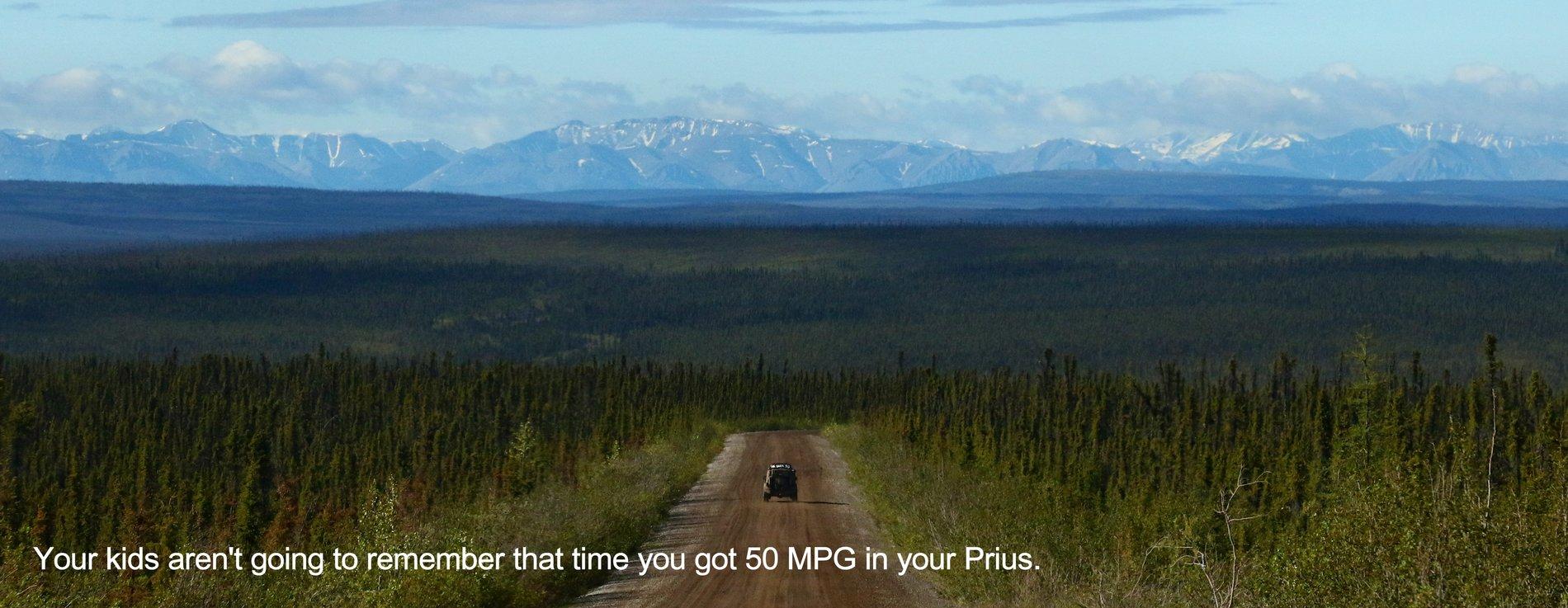 Jeep Gladiator Drugs would have been cheaper! Alaska Trip, May-Jul 16, 7_11598, Dempster Highway (special crop)