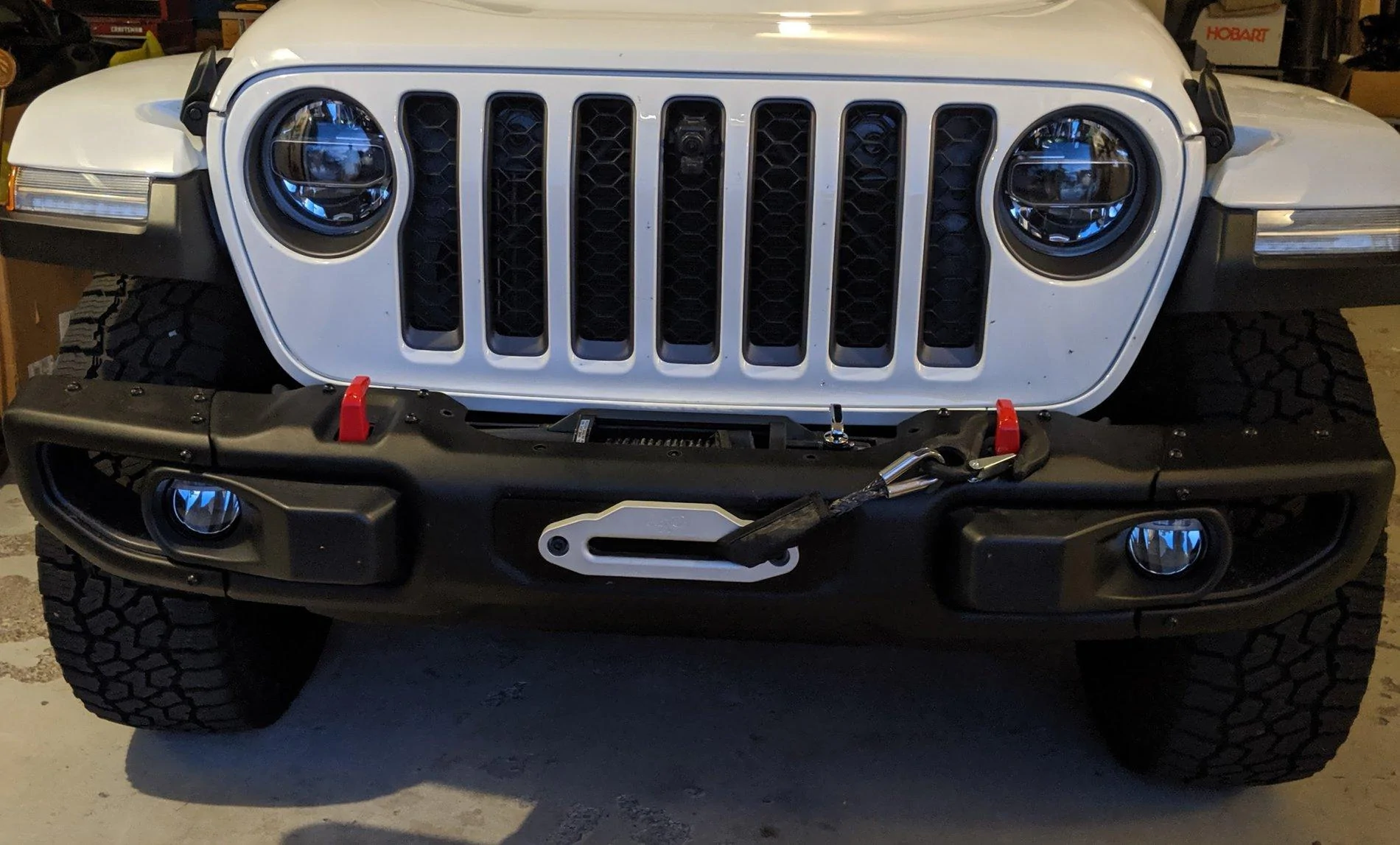 Jeep Gladiator Winch install without wire box winch2