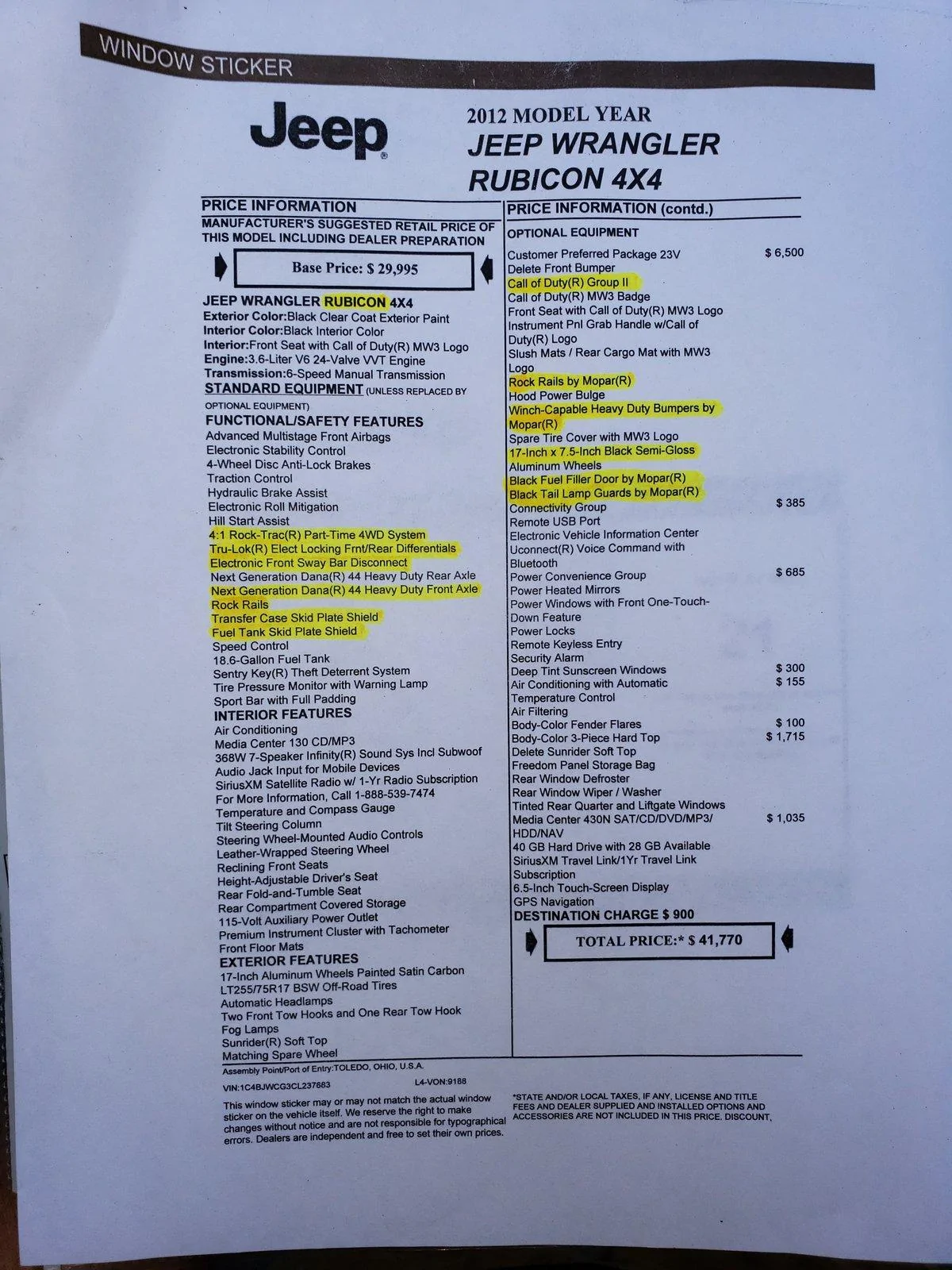 Jeep Gladiator 2012 vs 2020 20190927_130932