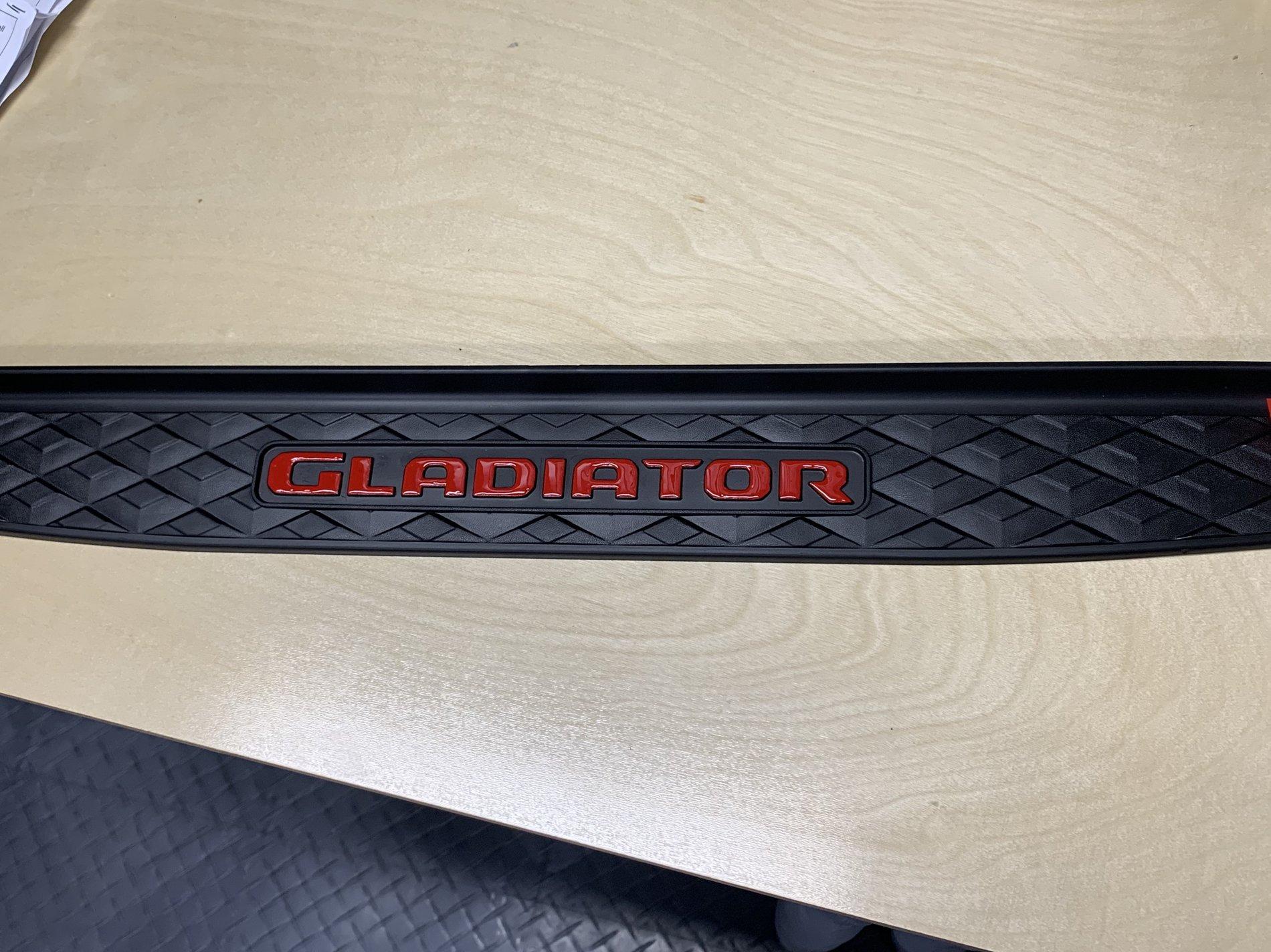 Jeep Gladiator Painted Gladiator Letters on Door Sills AF33E335-8E6D-4E30-A0B8-0ABC076B9456