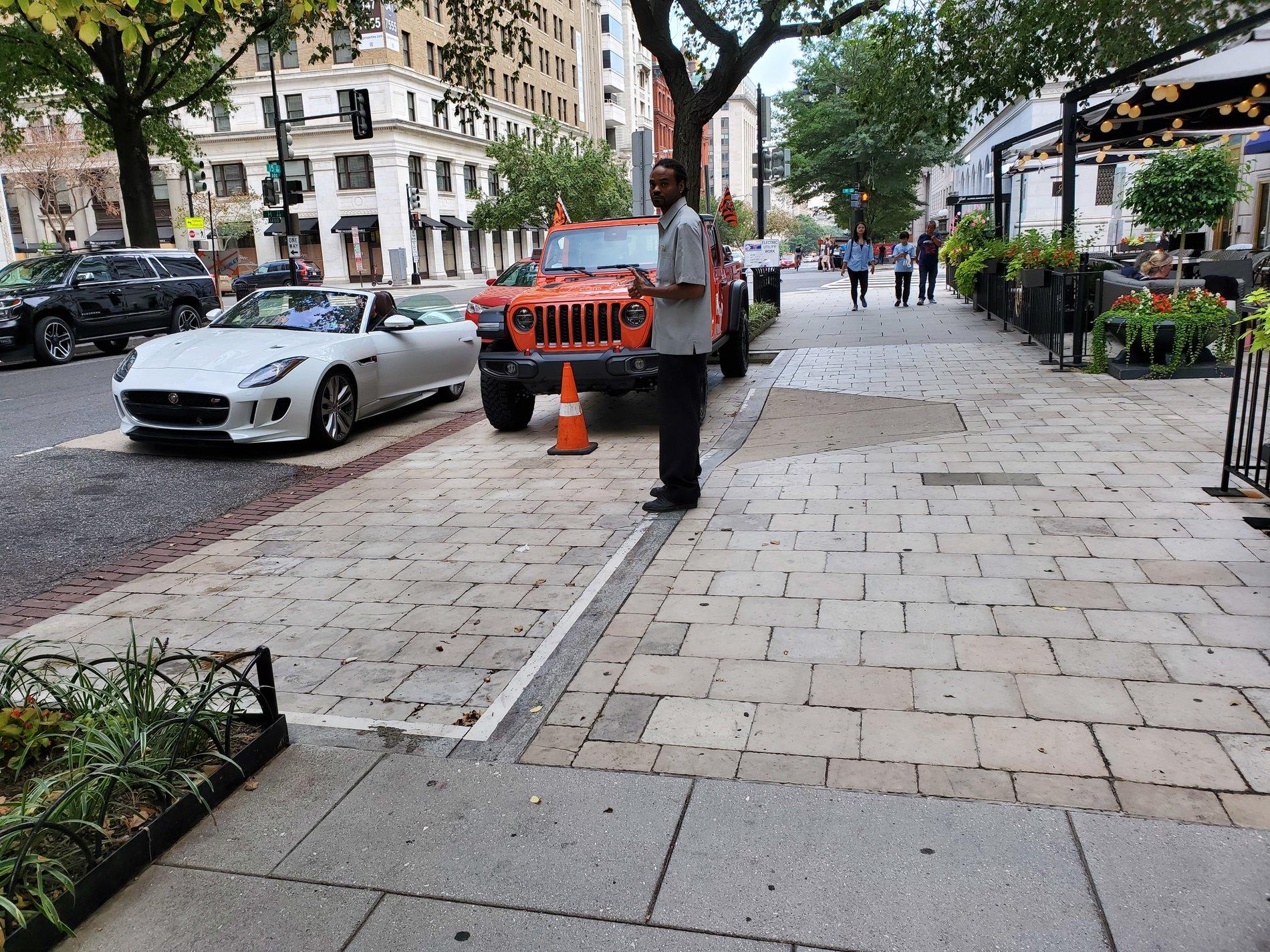 Jeep Gladiator 5 star hotel in DC showing off my JT. 20190928_155129