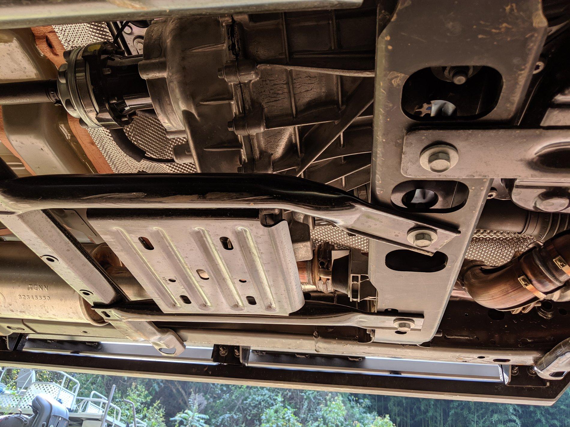 Jeep Gladiator Stock Sport S skid plates IMG_20190930_164242