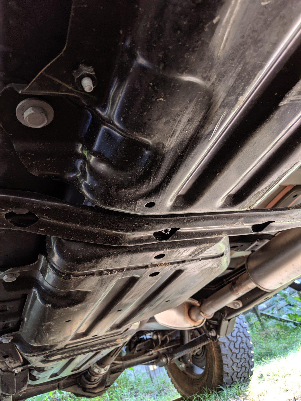 Jeep Gladiator Stock Sport S skid plates IMG_20190930_164303