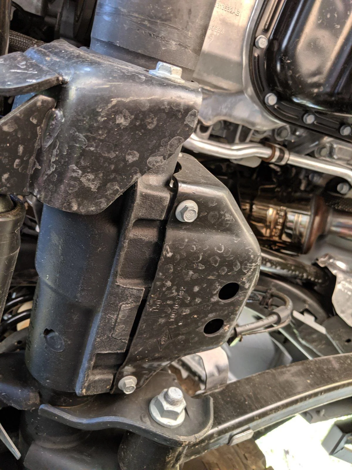 Jeep Gladiator Stock Sport S skid plates IMG_20190930_164353