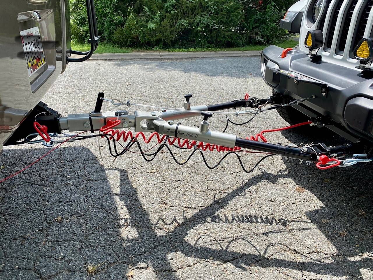 Jeep Gladiator Flat towing Jeep Rubicon Hitch set u