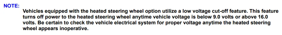 Jeep Gladiator Heated steering wheel not working 1703123206126
