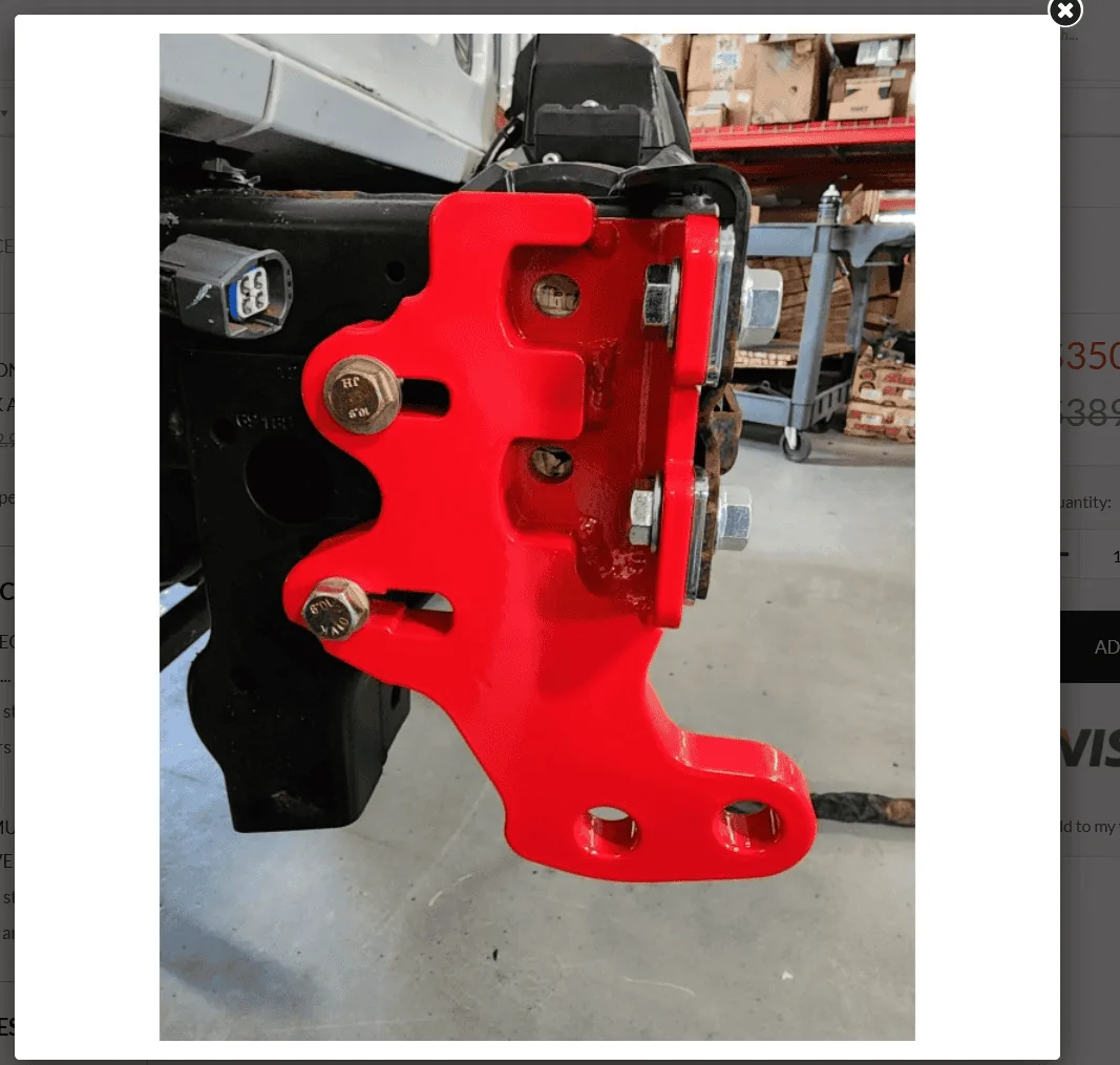 Jeep Gladiator After market steel mopar type bumper 1703187003664