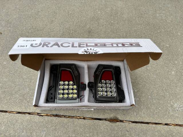Jeep Gladiator FOR SALE ORACLE Flush Mount LED taillights and Bumper Mount LED Reverse lights IMG_0218