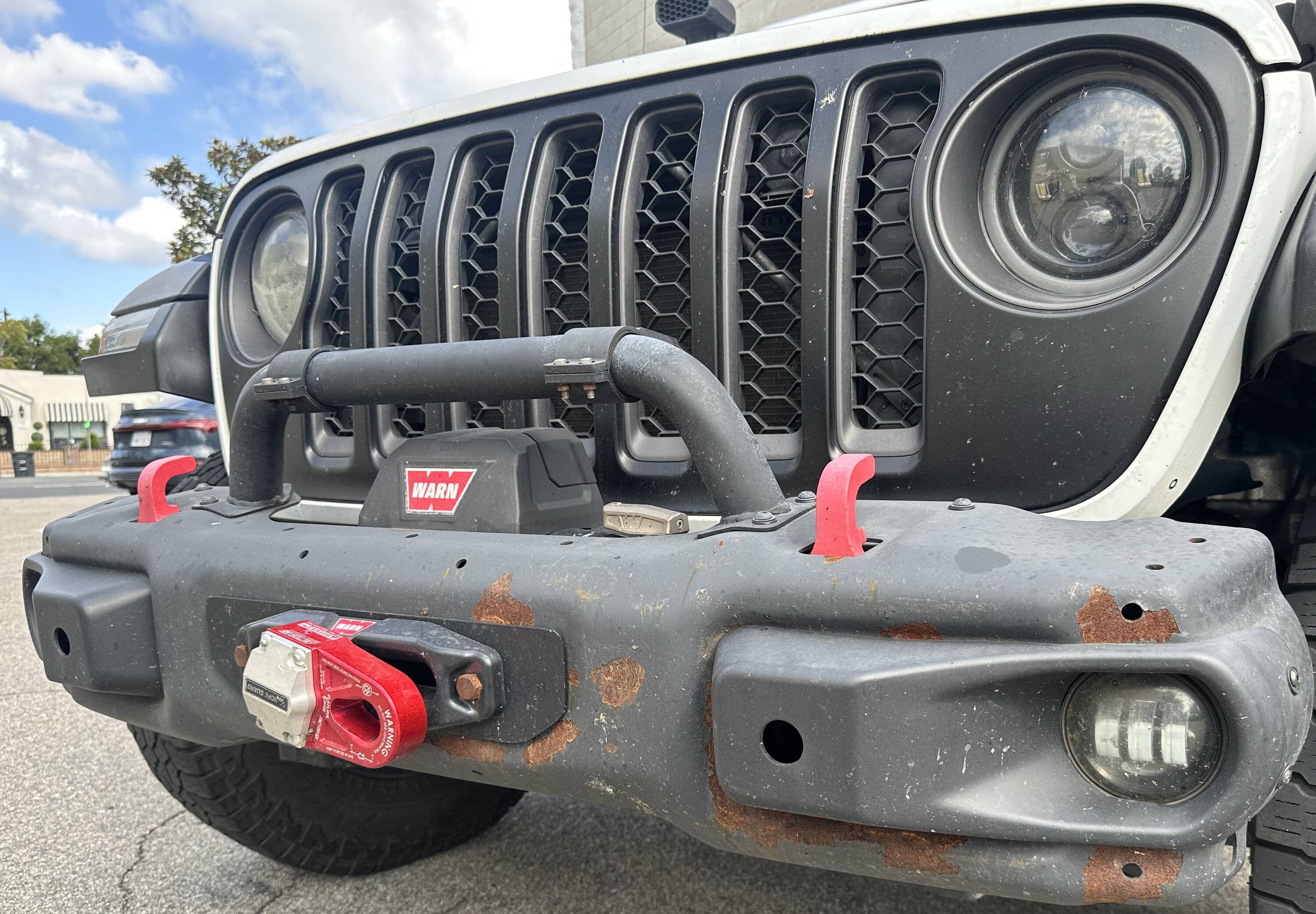 Jeep Gladiator After market steel mopar type bumper rustybumper