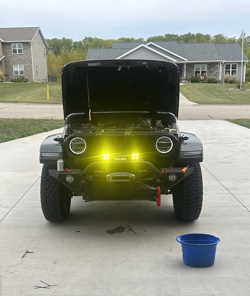 Jeep Gladiator Looking for help with yellow driving lights for snow 53204406188_c3facb9ea2_b