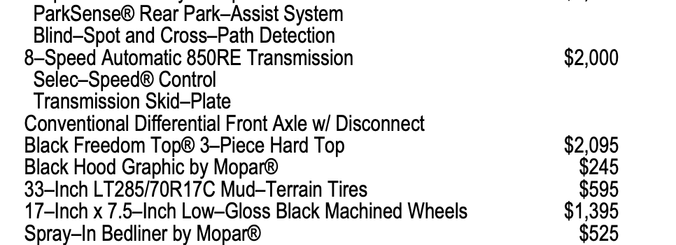 Jeep Gladiator What does Mojave "Conventional Differential Front Axle w/Disconnect" mean? Screenshot 2023-12-24 at 2.16.08 PM