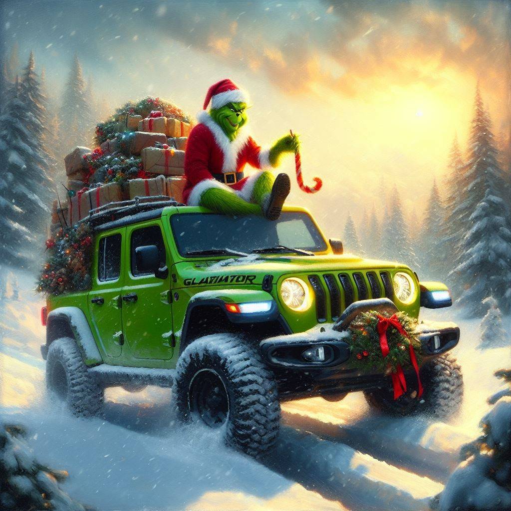 Jeep Gladiator Merry Christmas! GrinchGladiator