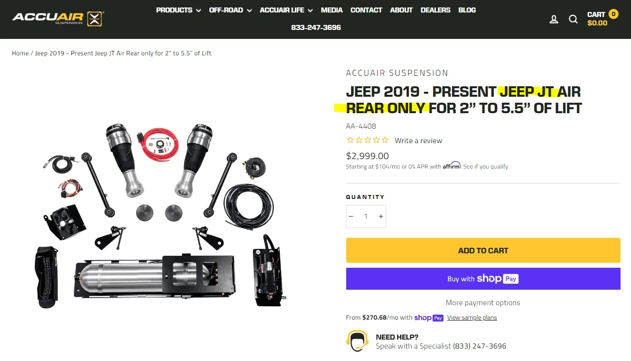 Jeep Gladiator Bags or AEV HD springs 1703604377107