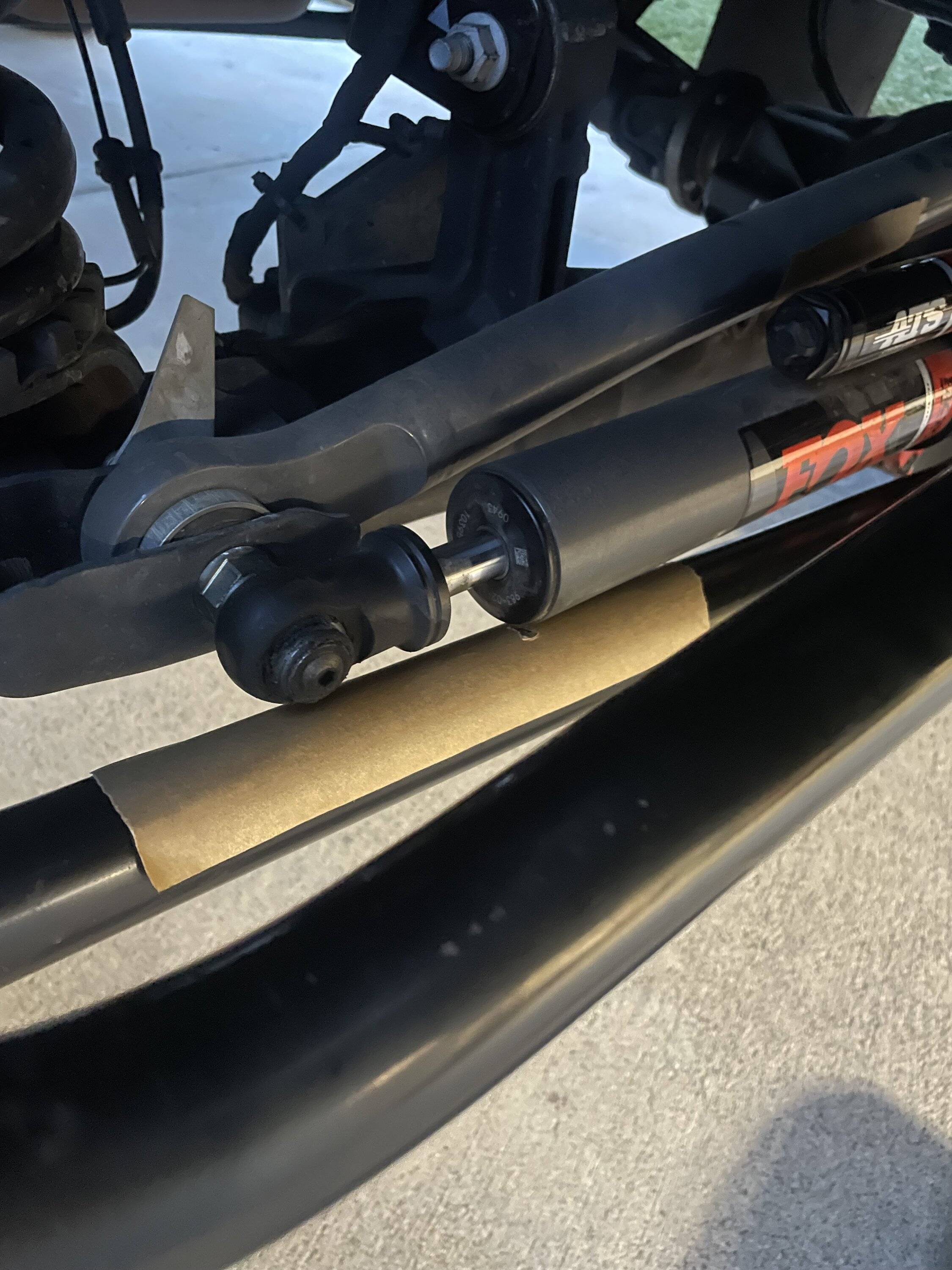 Jeep Gladiator Adding a Fox Performance Series Fox 2.0 IFP Steering Stabilizer IMG_7383