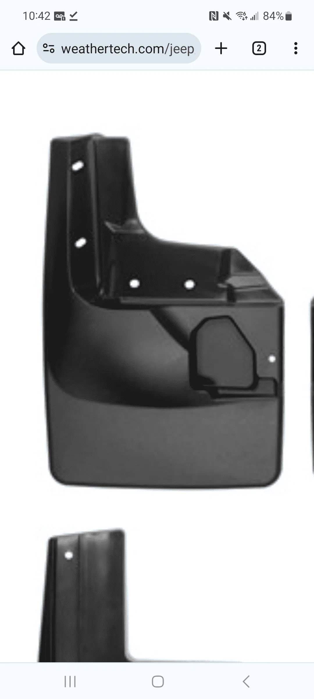 Jeep Gladiator Another mud flap question Screenshot_20231227_104227_Chrom