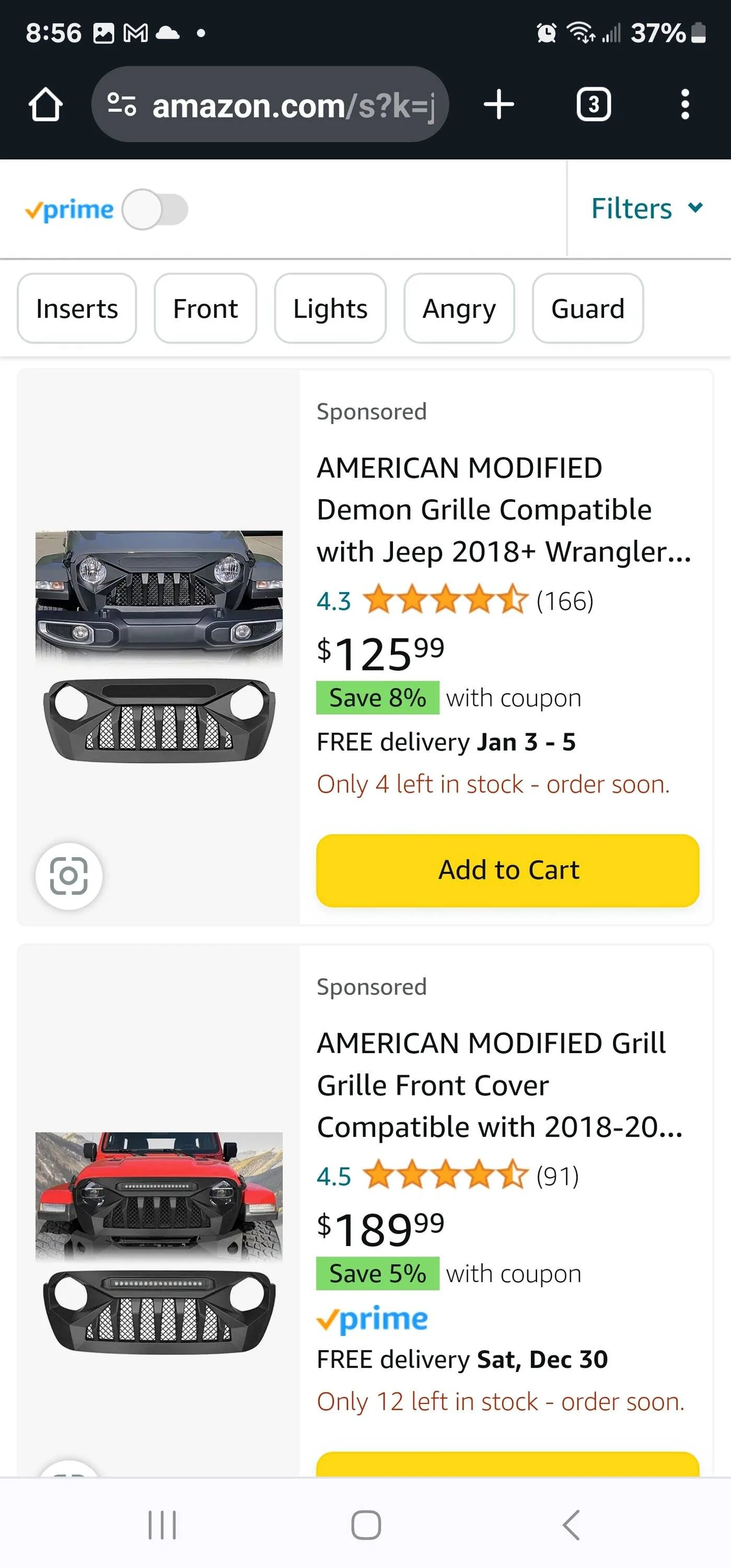 Jeep Gladiator Usless Worthless Mods and Accessories (WTF?!? Thread) Screenshot_20231227_205600_Chrom