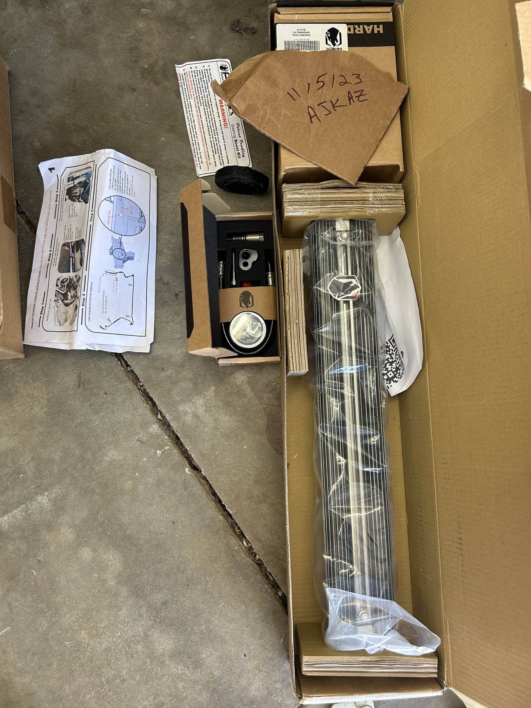 Jeep Gladiator APEX Designs STEERING BOOST KIT JL/JT - BRAND NEW IMG_2545