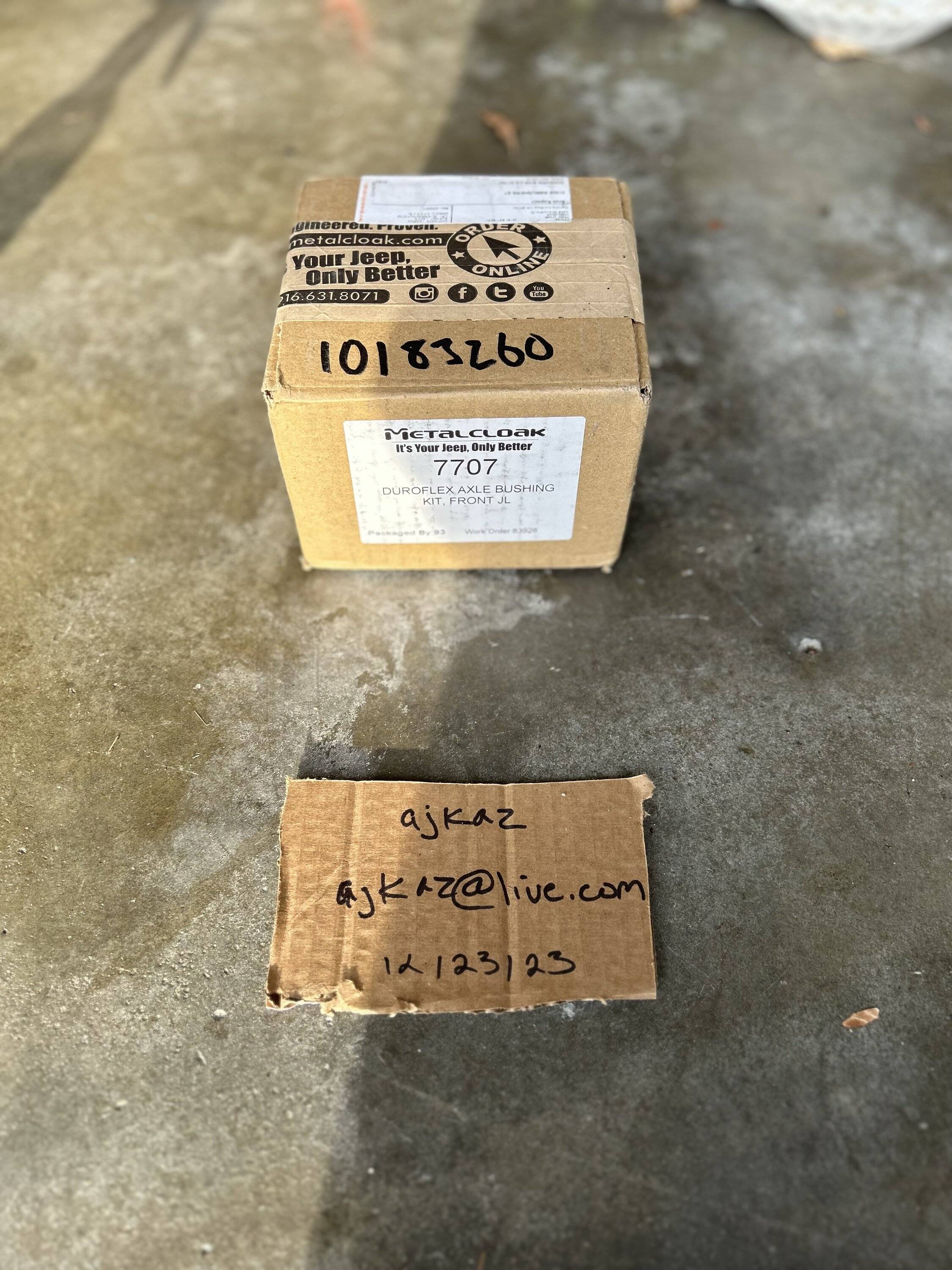 Jeep Gladiator Metalcloak JT Gladiator Duroflex Control Arms Full Set plus Both Track Bars & FR Upper Axle Bushing  *NEW IMG_2923