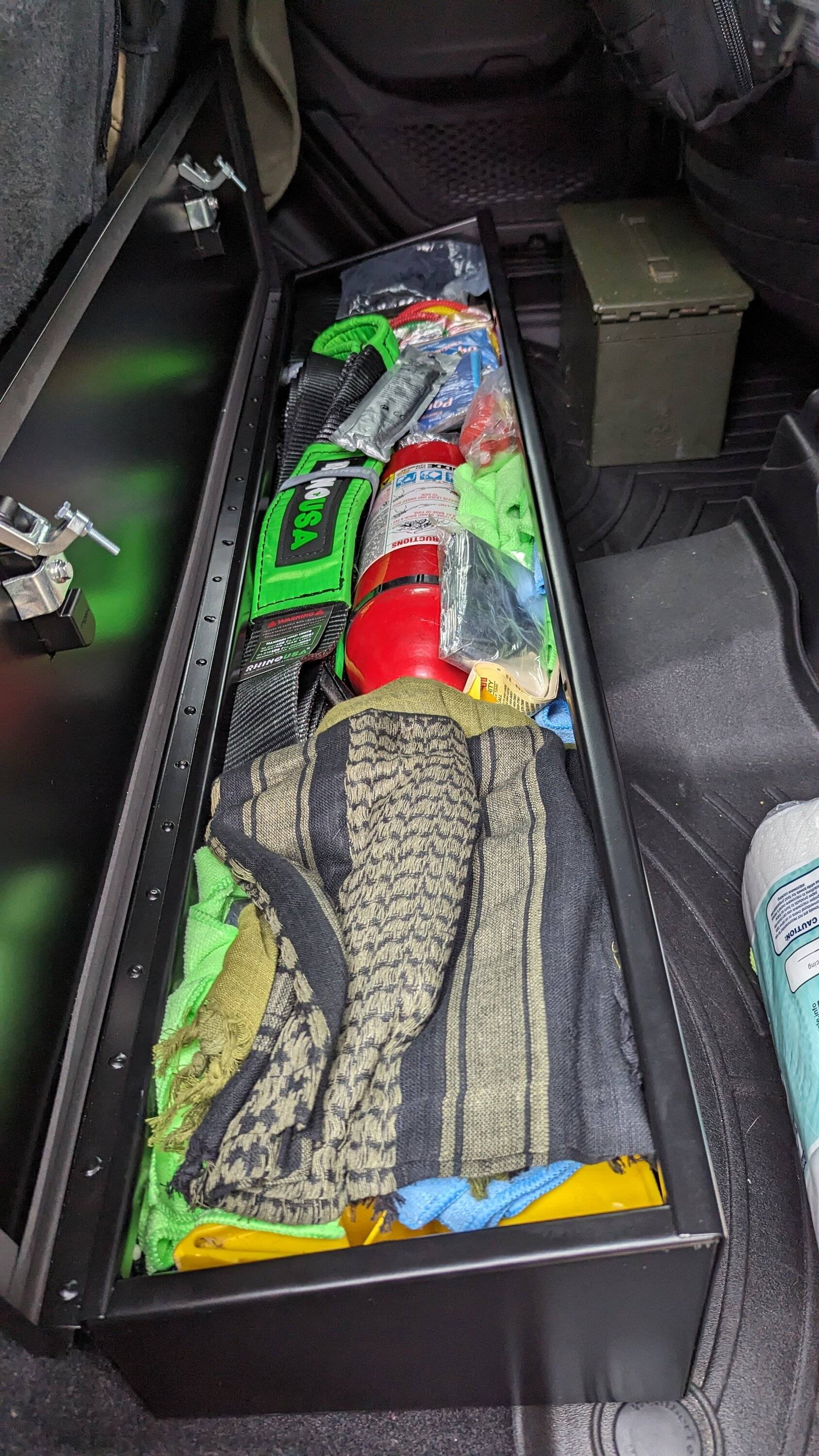 Jeep Gladiator Rockman Fabrications LLC Jeep Gladiator Underseat Storage Box PXL_20231229_184710067
