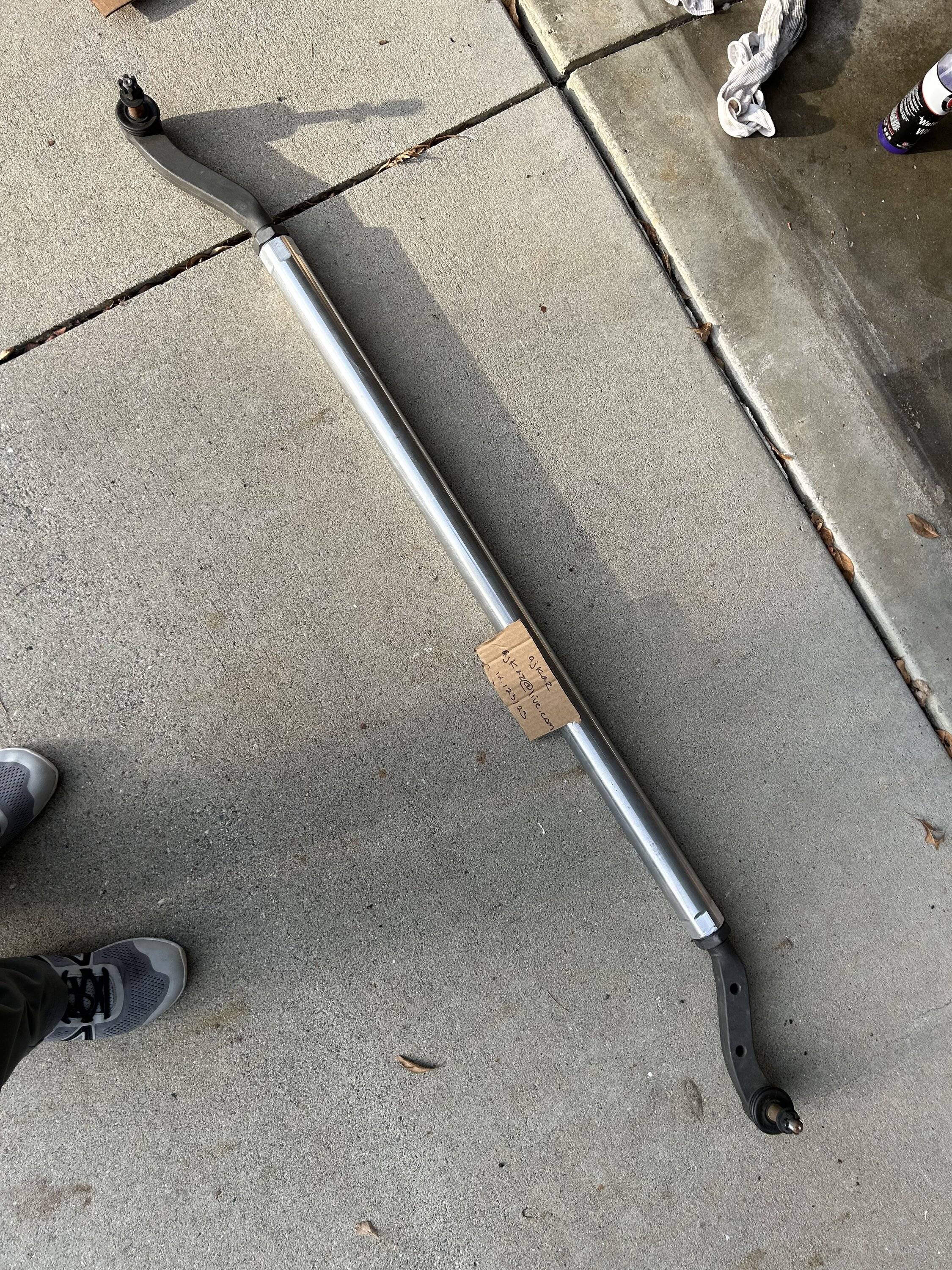 Jeep Gladiator Apex Chassis KIT126 - JEEP WRANGLER JL & GLADIATOR JT - 2.5 TON TIE ROD ASSEMBLY - DANA44 - POLISHED ALUMINUM IMG_2924