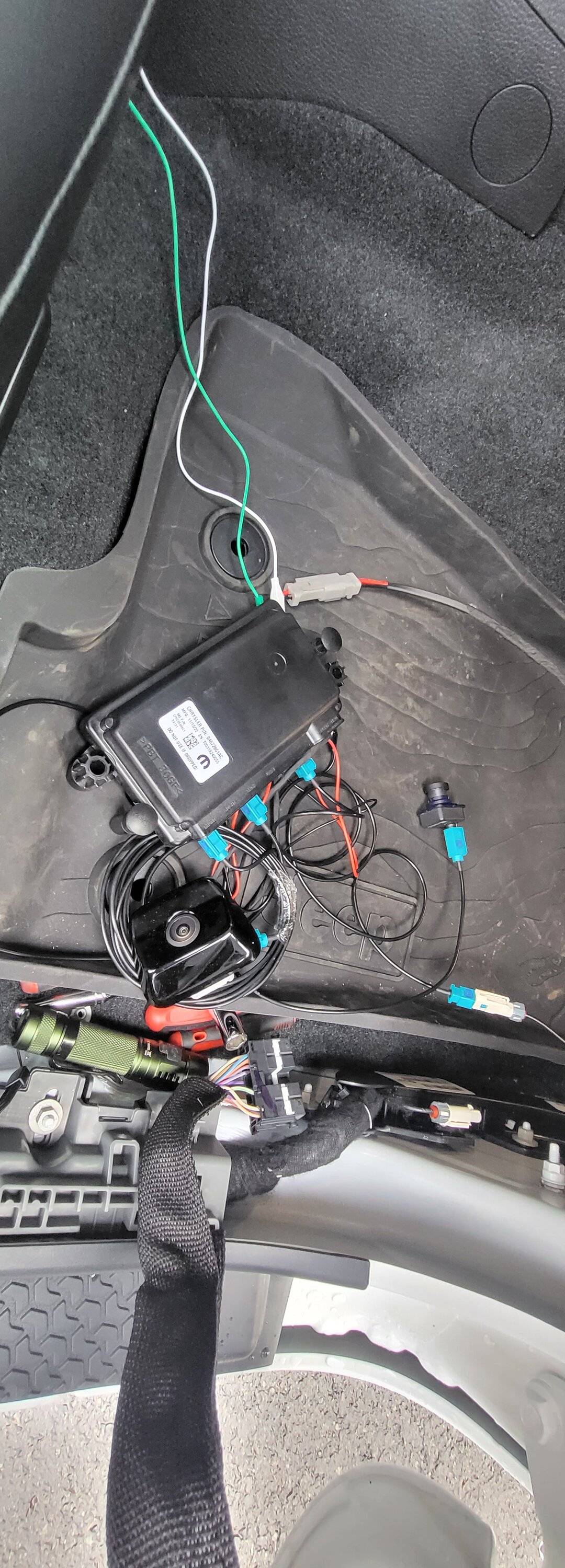 Jeep Gladiator My OEM Front Trail Cam install thread 20231230_143321