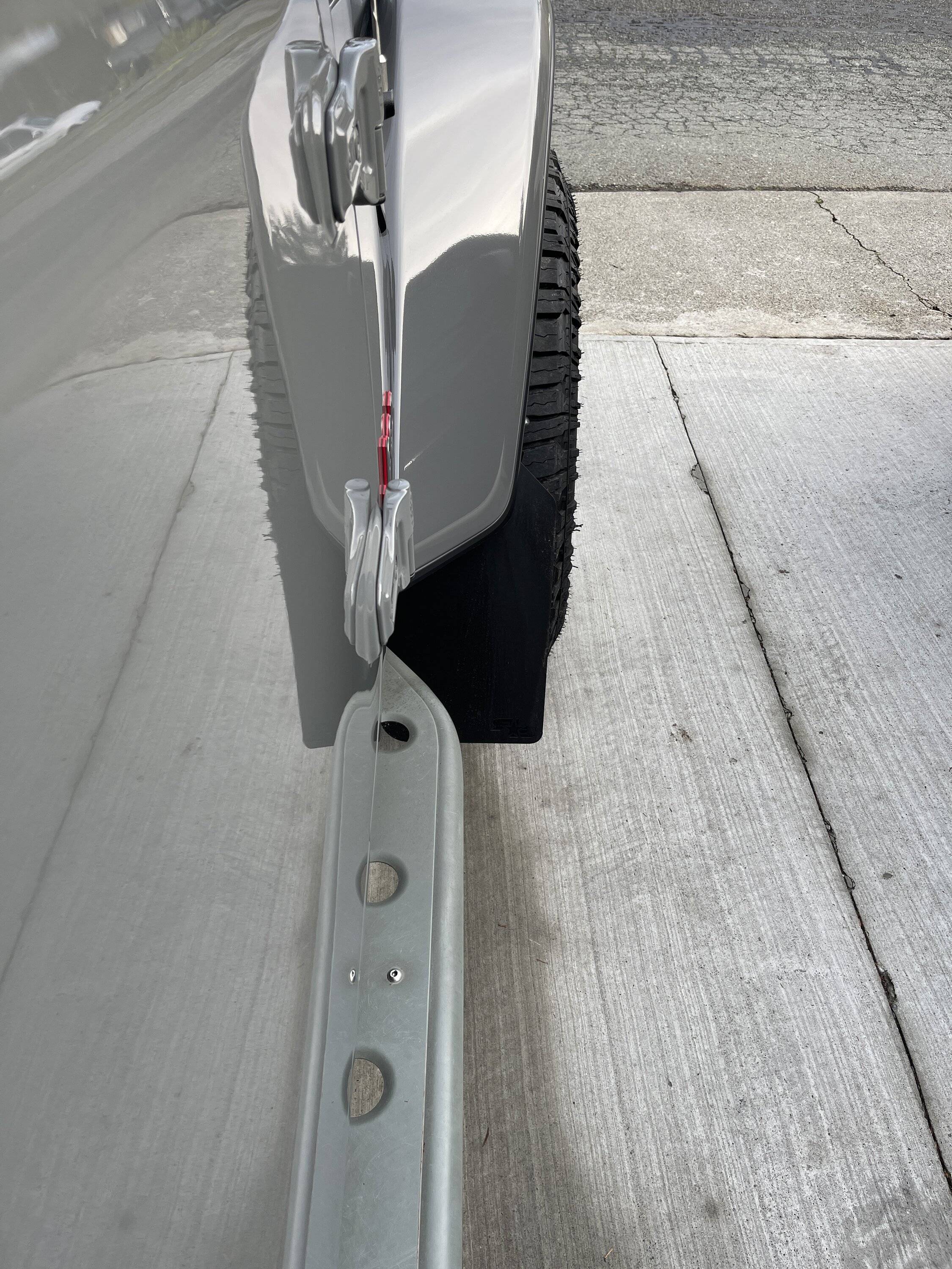 Jeep Gladiator Mud flaps that fit Extreme Recon flares  w/ picts . image