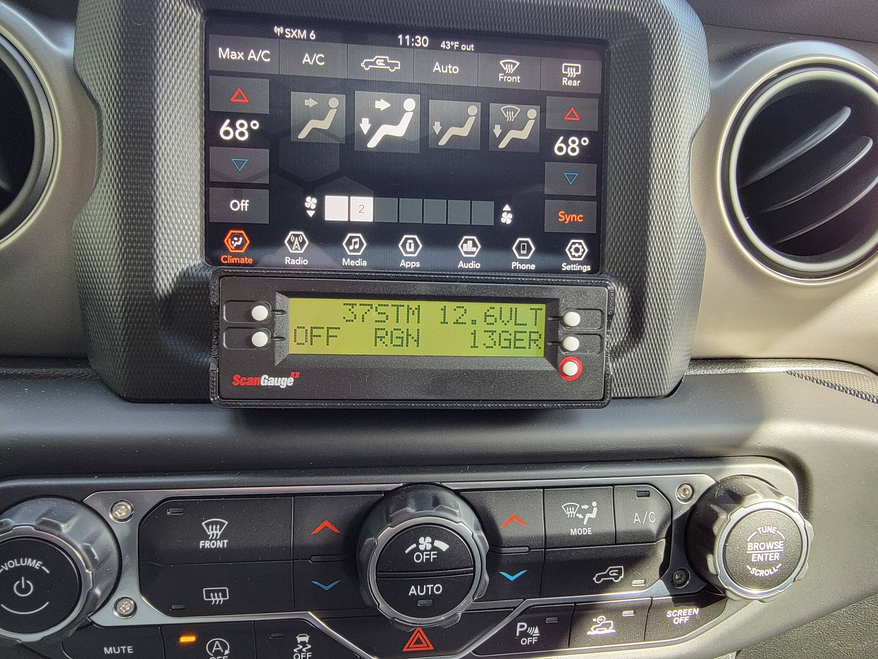Jeep Gladiator First experience with DPF regen after installing Scanguage 2. 20231222_113057