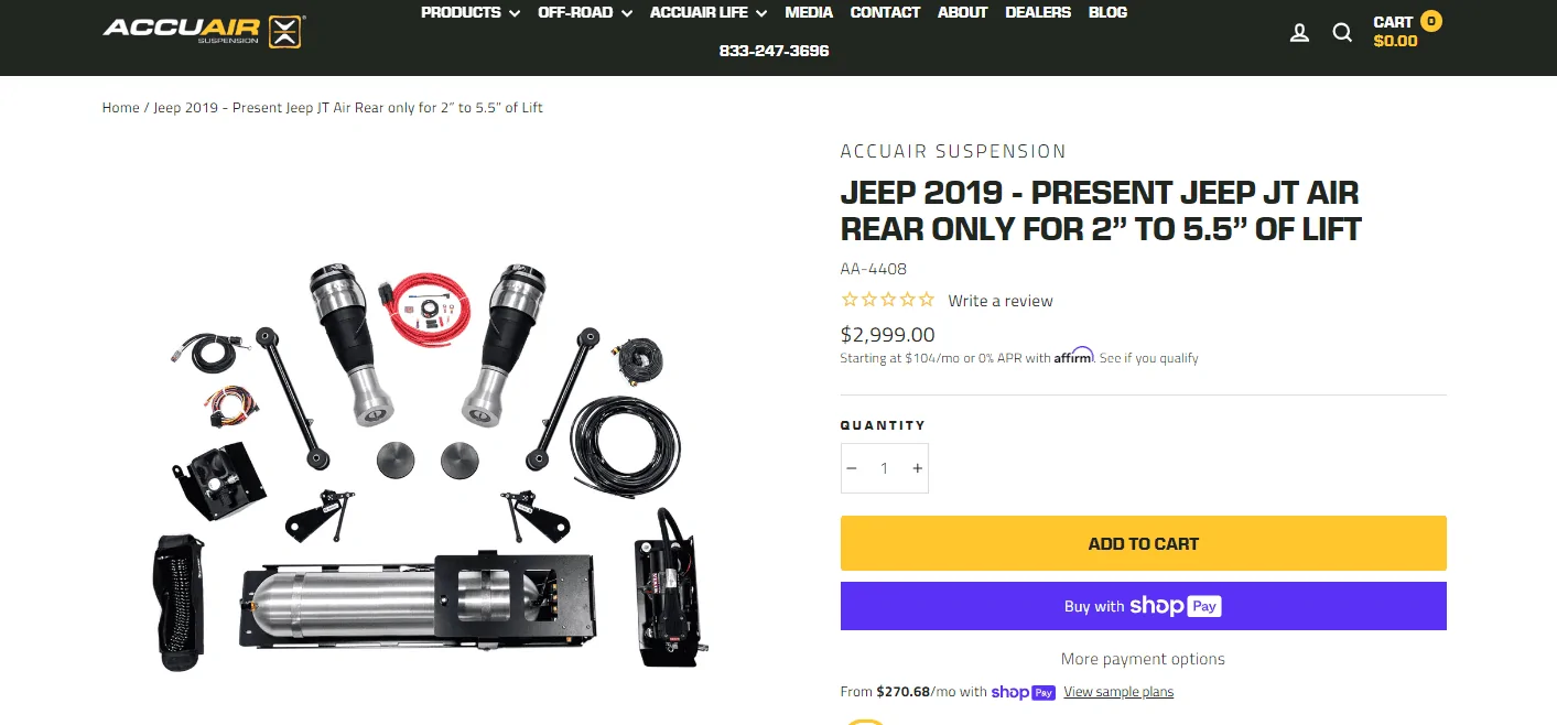 Jeep Gladiator AEV 3 inch high capacity coils 1704473894476
