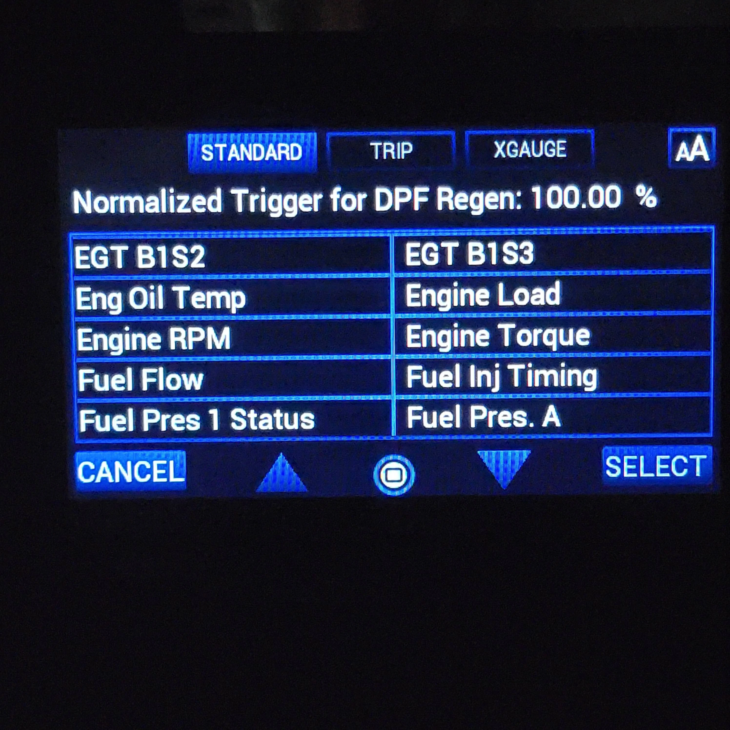 Jeep Gladiator First experience with DPF regen after installing Scanguage 2. 20231108_203010