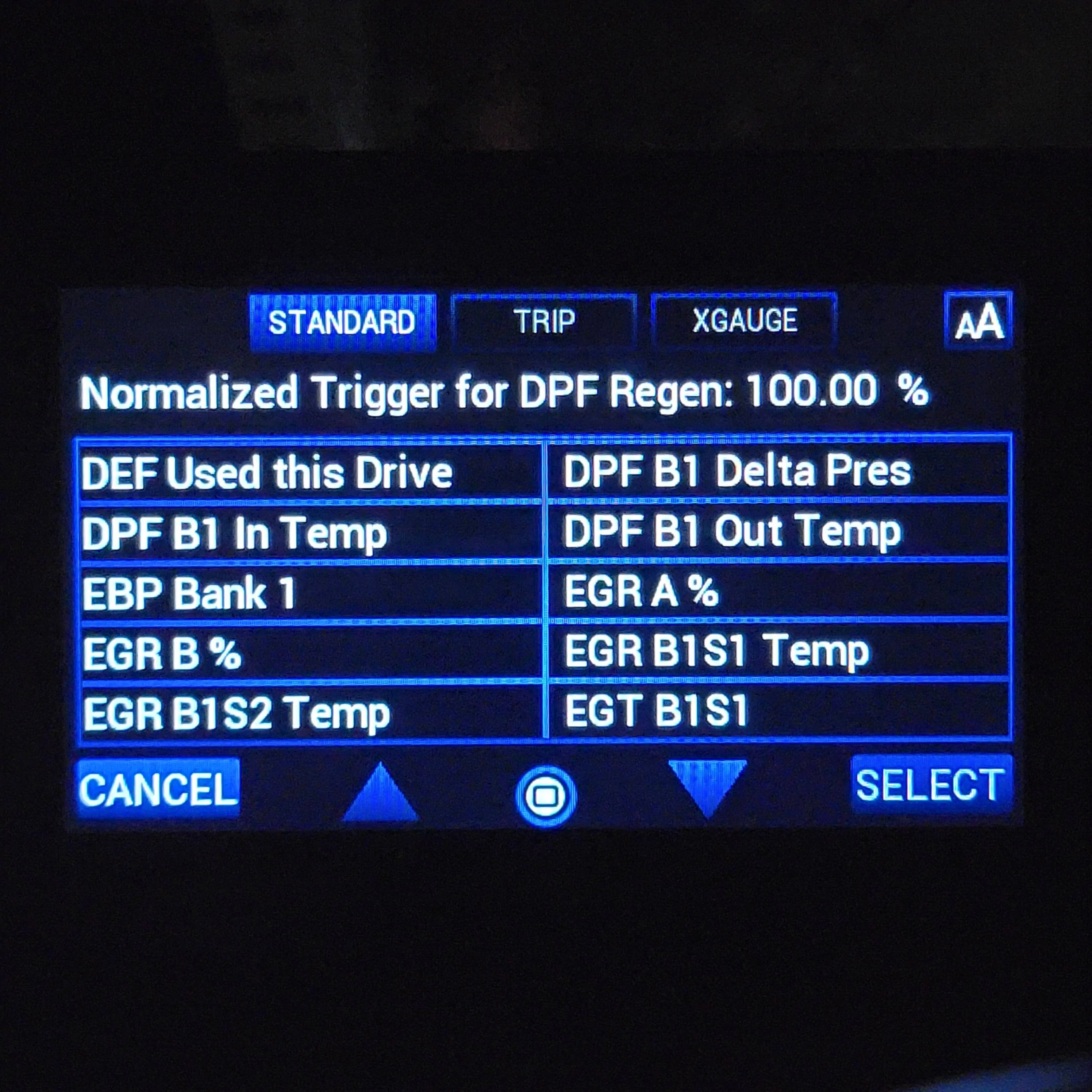 Jeep Gladiator First experience with DPF regen after installing Scanguage 2. 20231108_202958