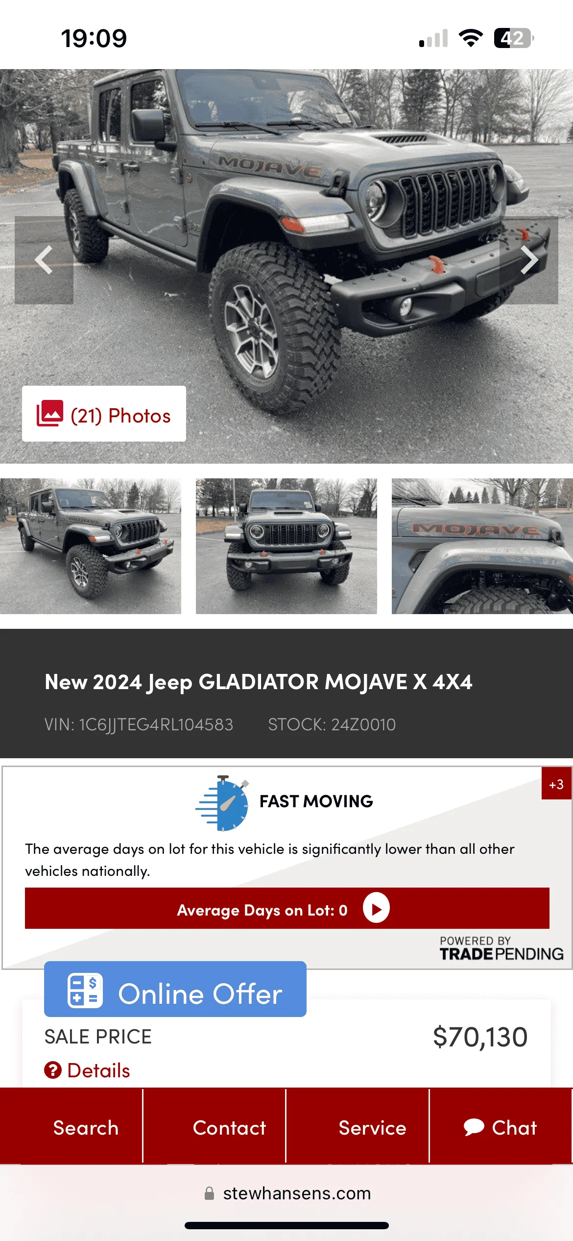 Jeep Gladiator 2024 Gladiator Pricing IMG_7553