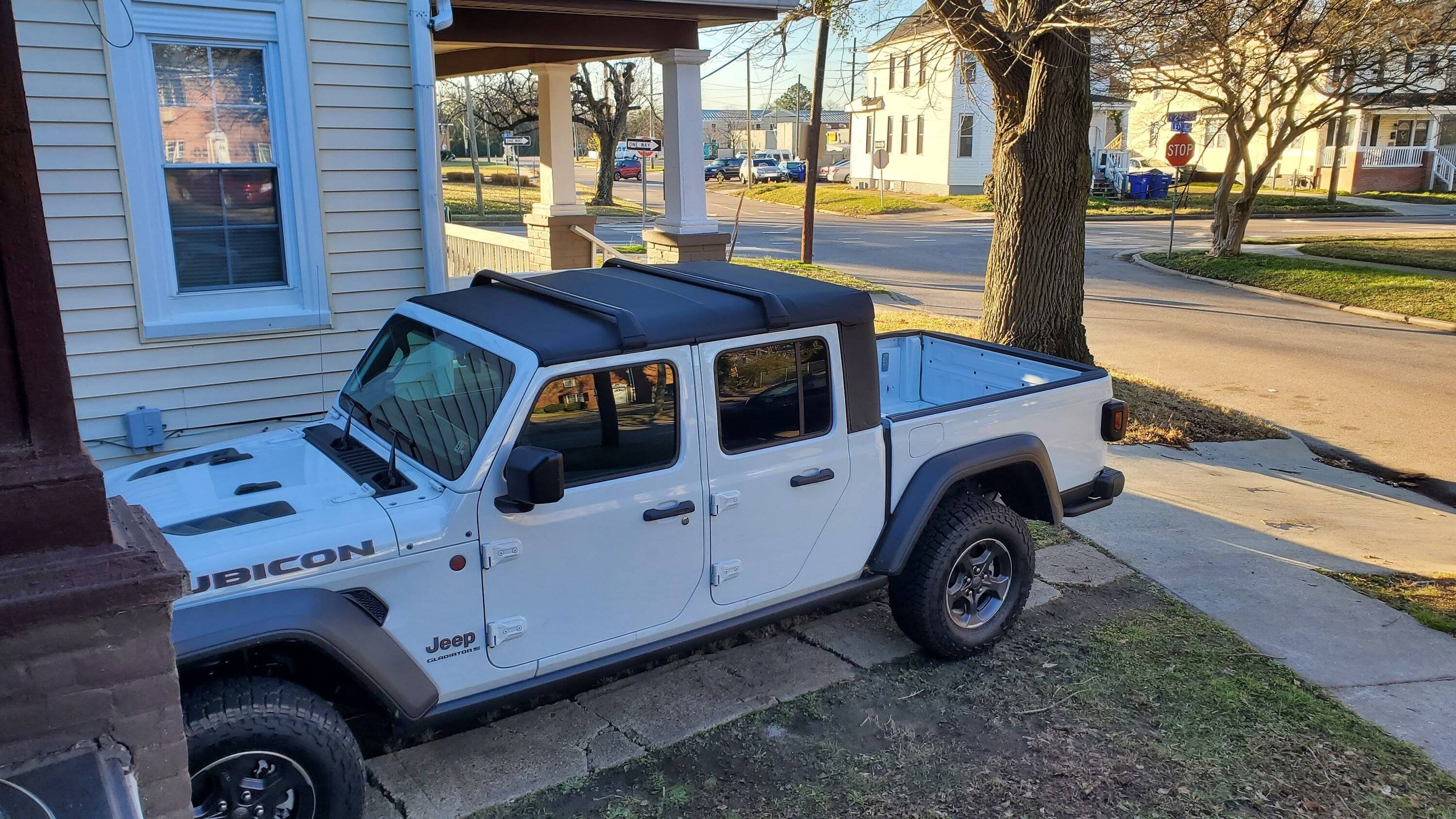 Jeep Gladiator Cheap Roof Rack Rails for soft top. With pics. 2
