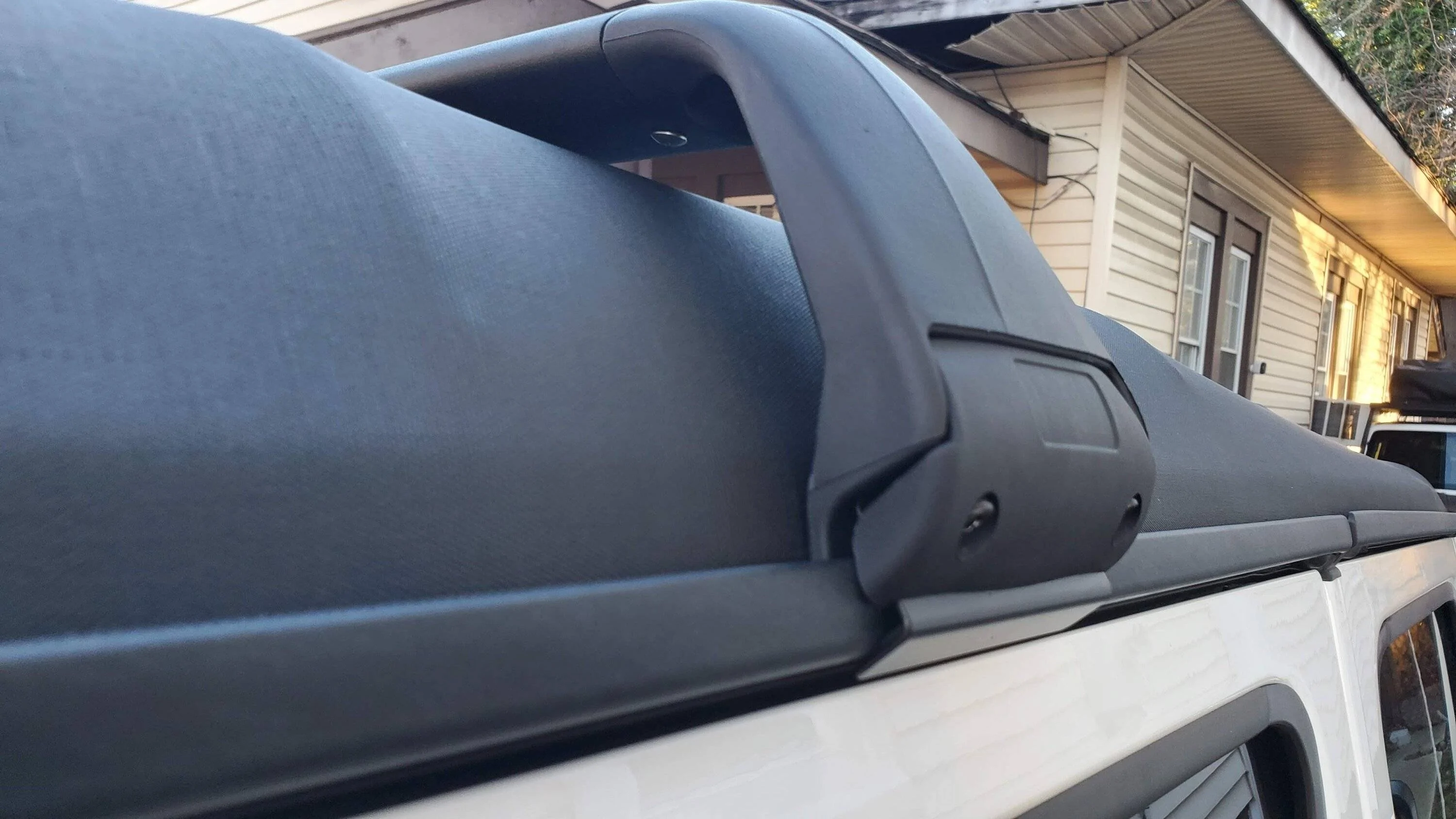 Jeep Gladiator Cheap Roof Rack Rails for soft top. With pics. 4