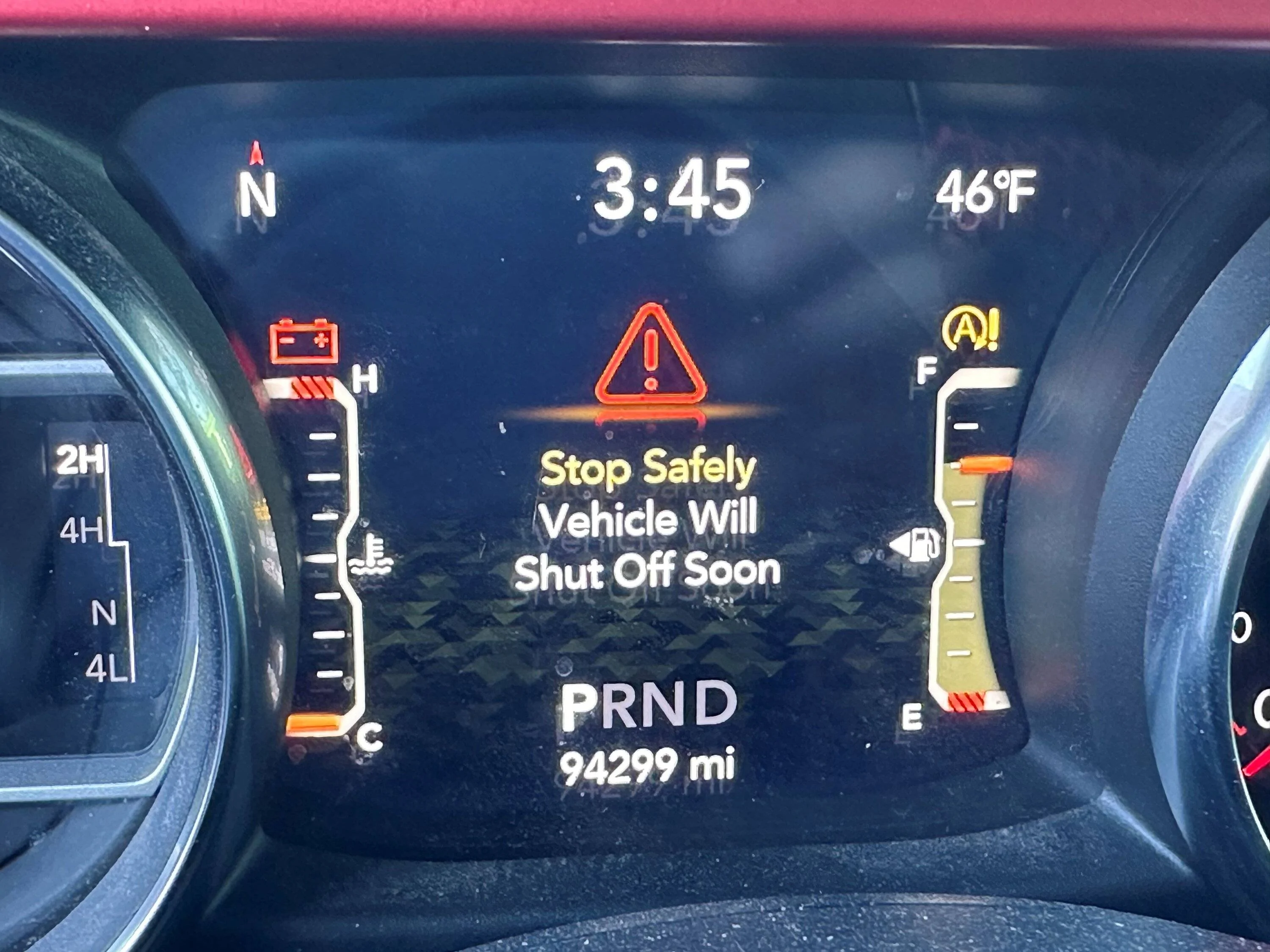 Jeep Gladiator Dead jeep Jeep Shut down Error messag