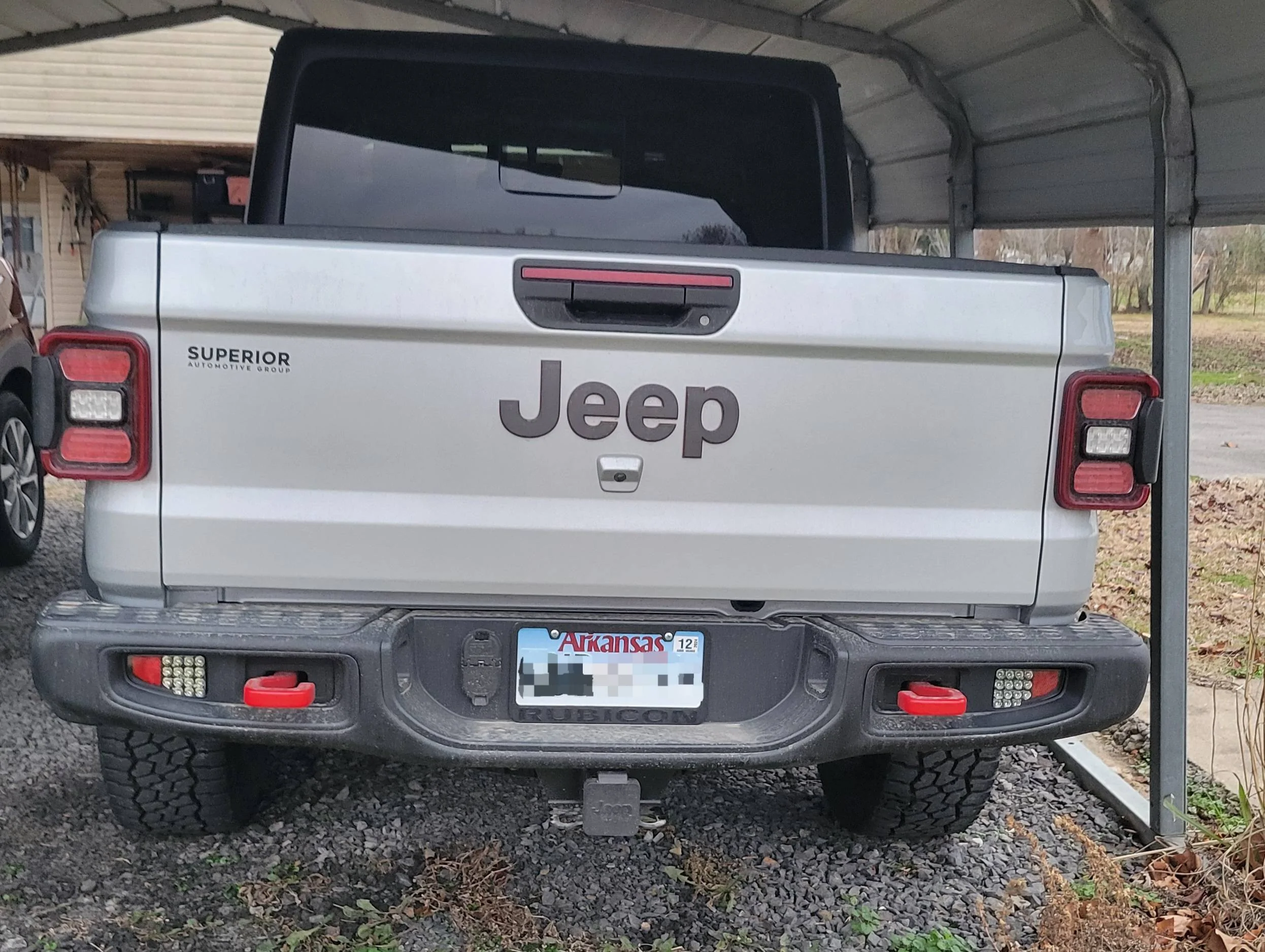 Jeep Gladiator It's Tushy Tuesday! Let's see those rear photos 20231229_164415