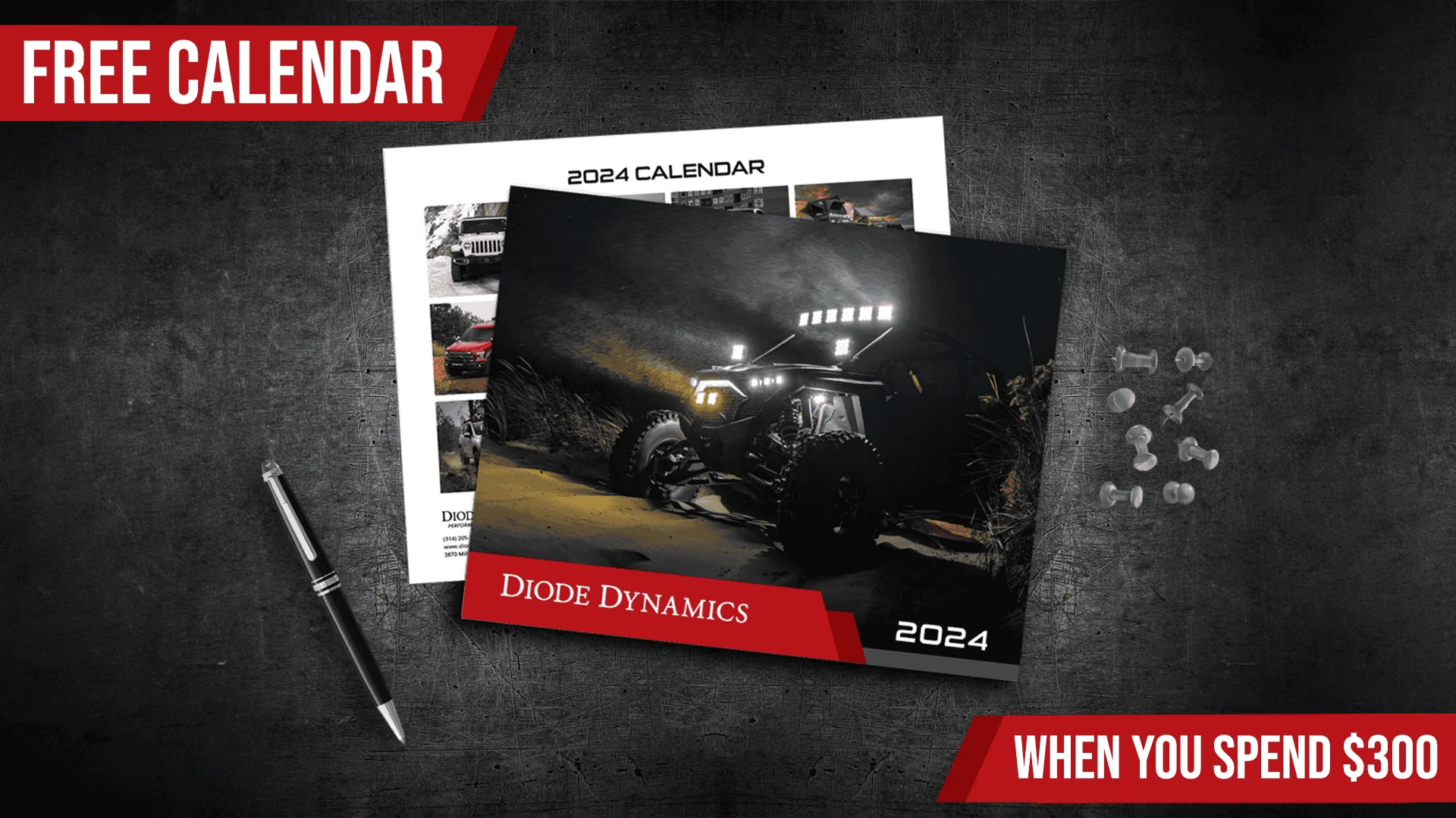Jeep Gladiator 2024 Calendar | January Promo | Diode Dynamics cNJwJqM
