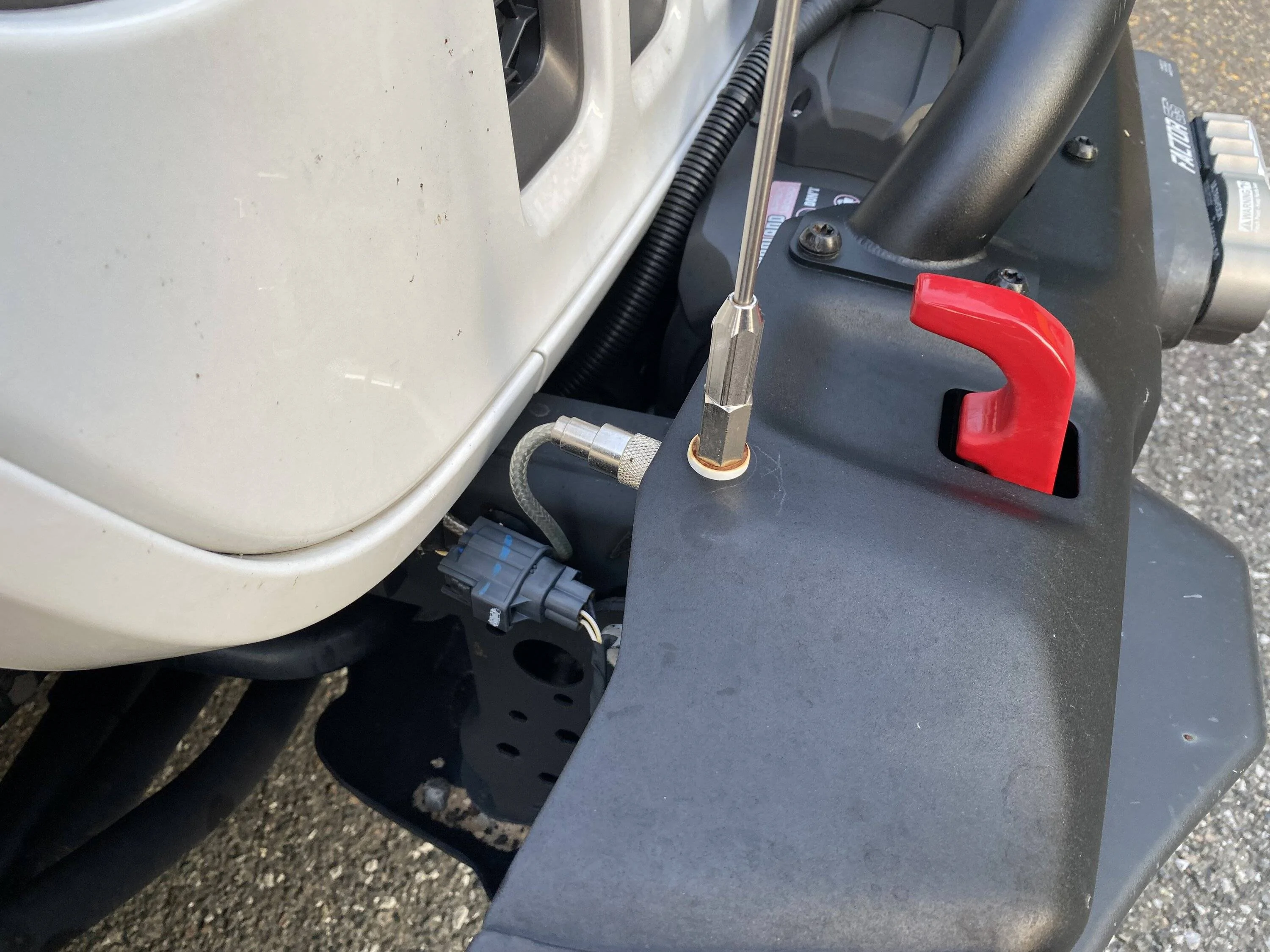 Jeep Gladiator CB antenna mounting IMG_1101