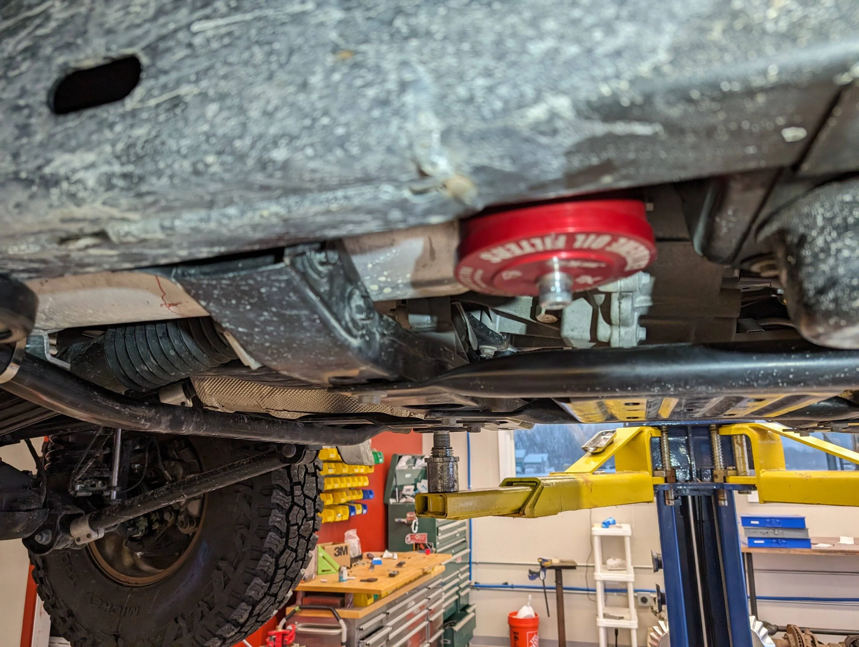 Jeep Gladiator Insane Diesel bypass filter install 2024-01-13 16.25.45